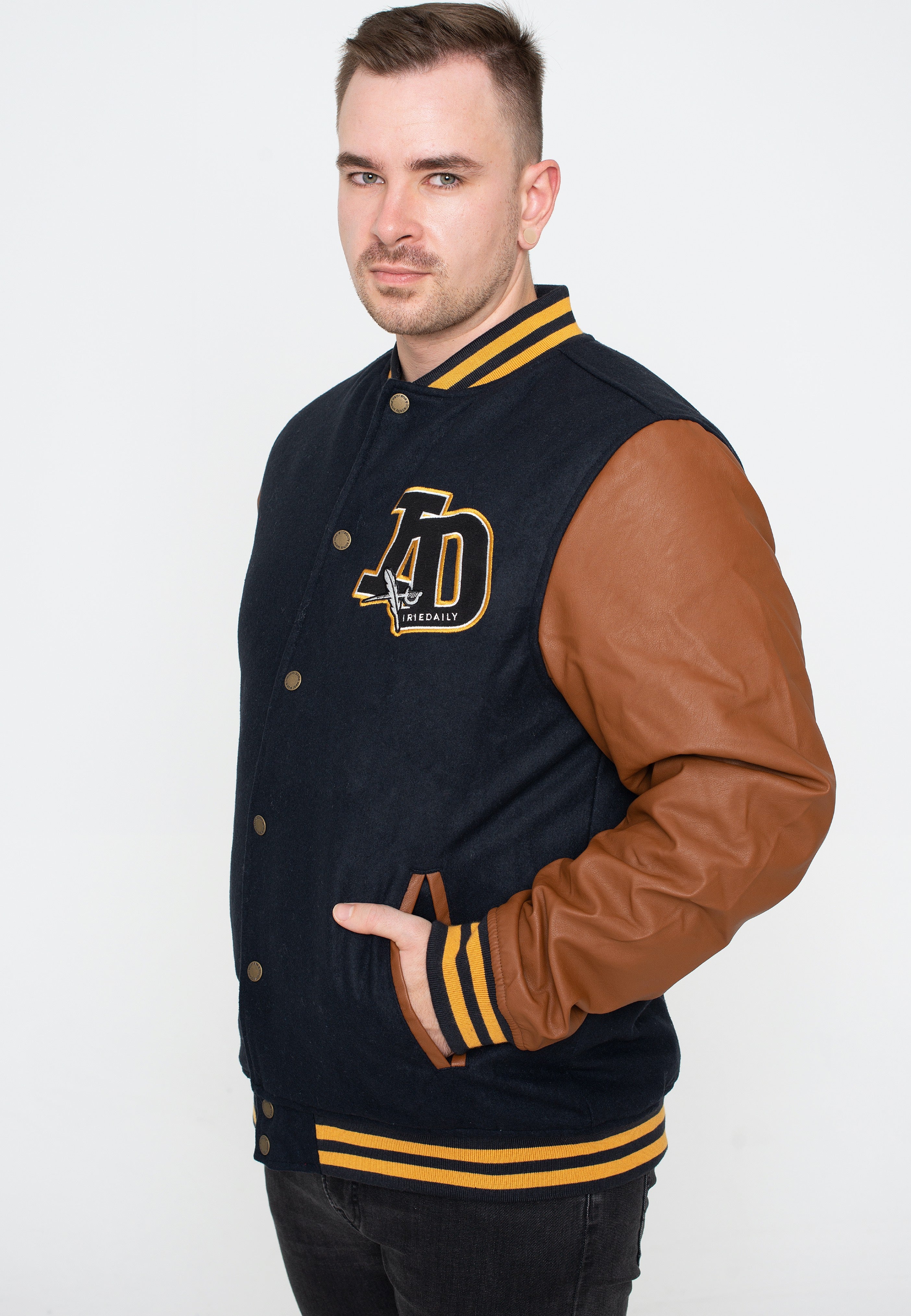 Iriedaily - ID Varsity Marine - College Jacket | Men-Image