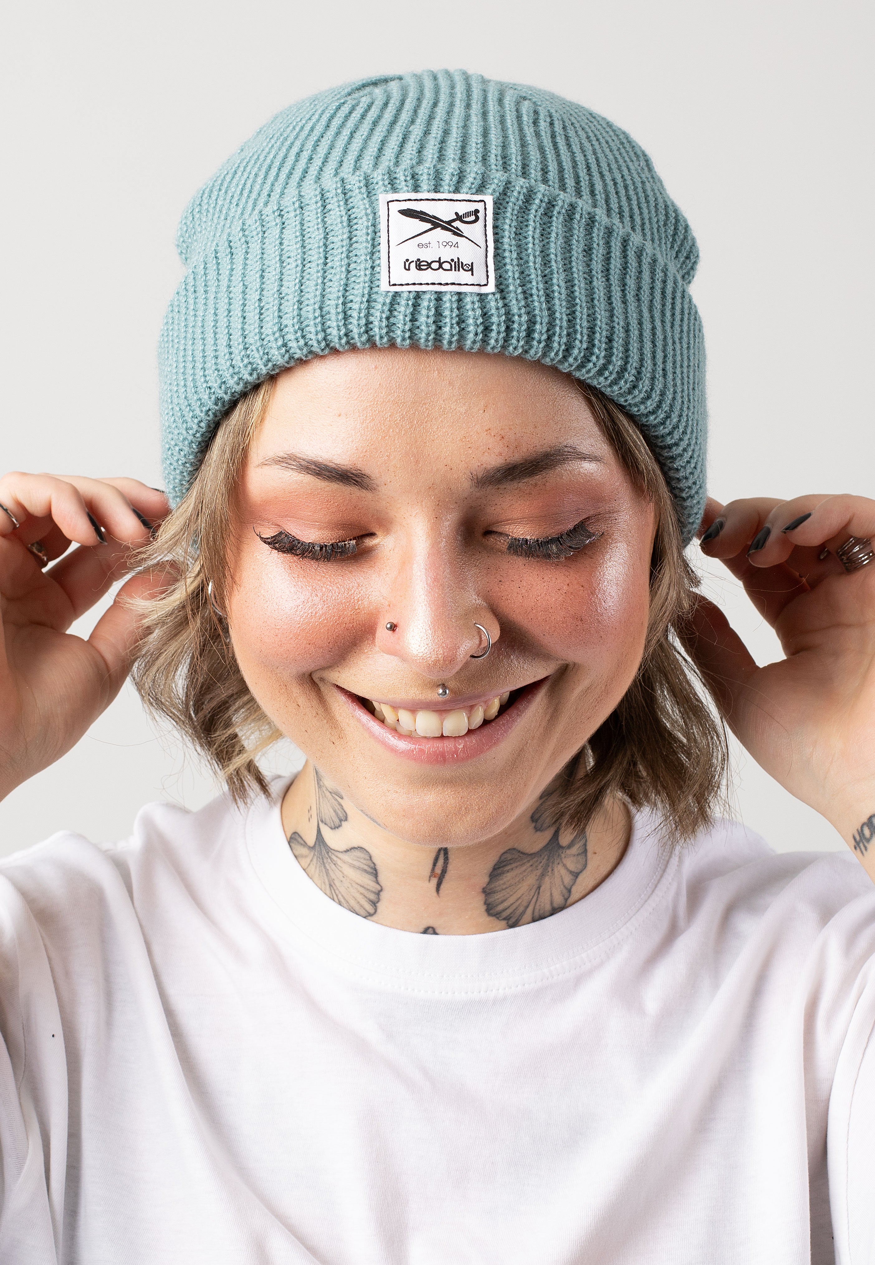 Iriedaily - Kreuzkoelln Beryl Grey - Beanie | Neutral-Image