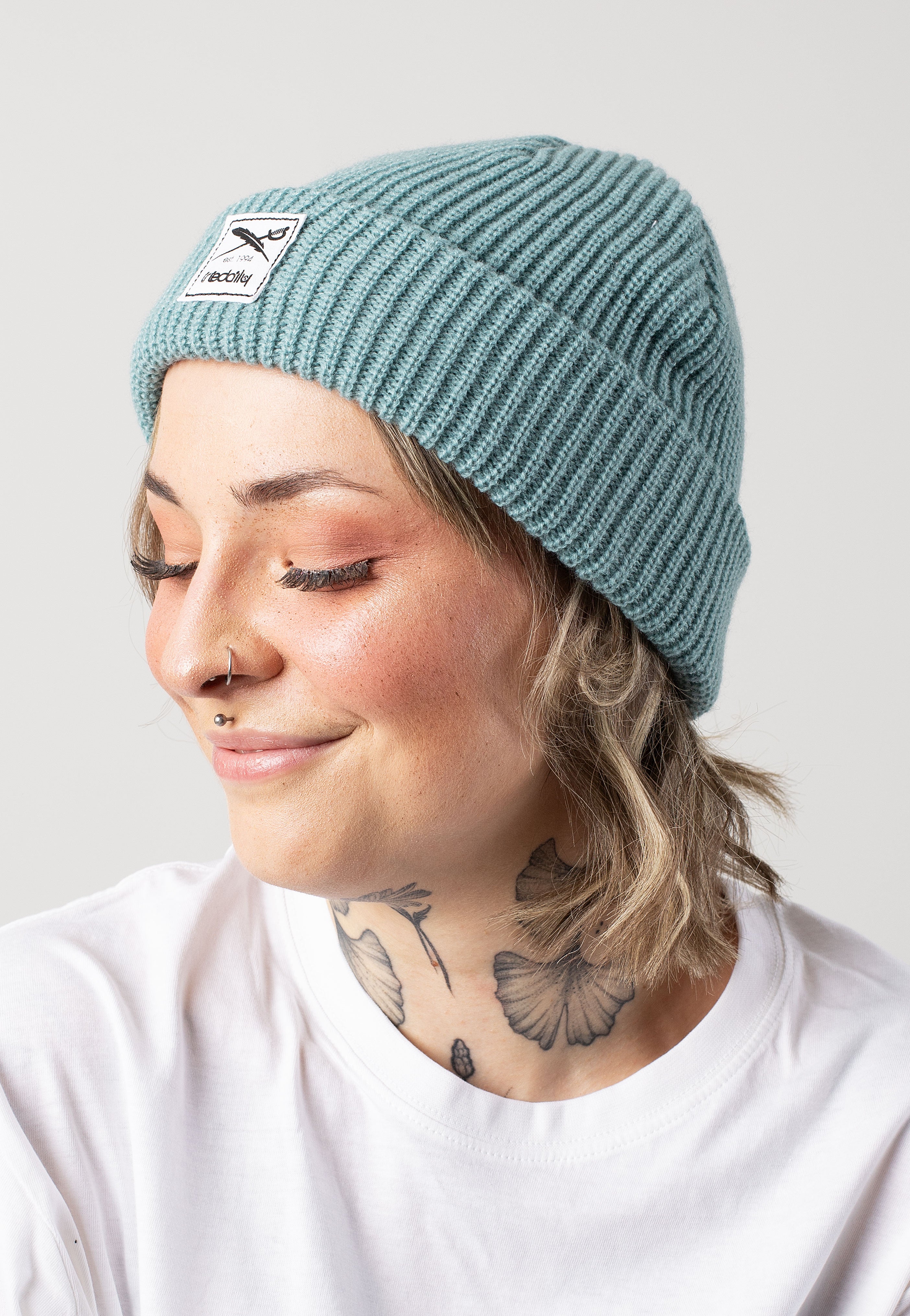 Iriedaily - Kreuzkoelln Beryl Grey - Beanie | Neutral-Image