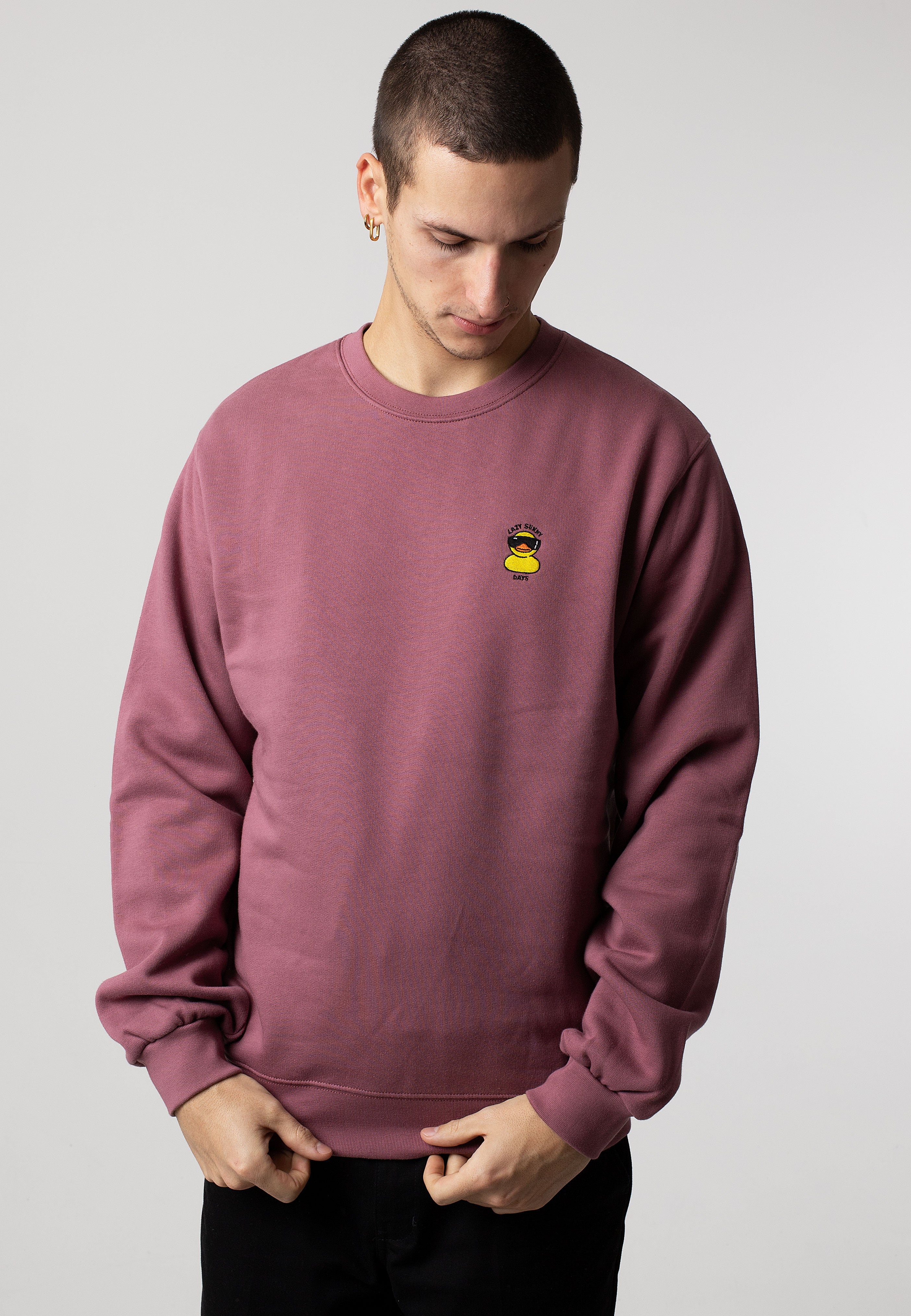 Iriedaily - Lazy Sunny Day Crew Plum - Sweater | Men-Image