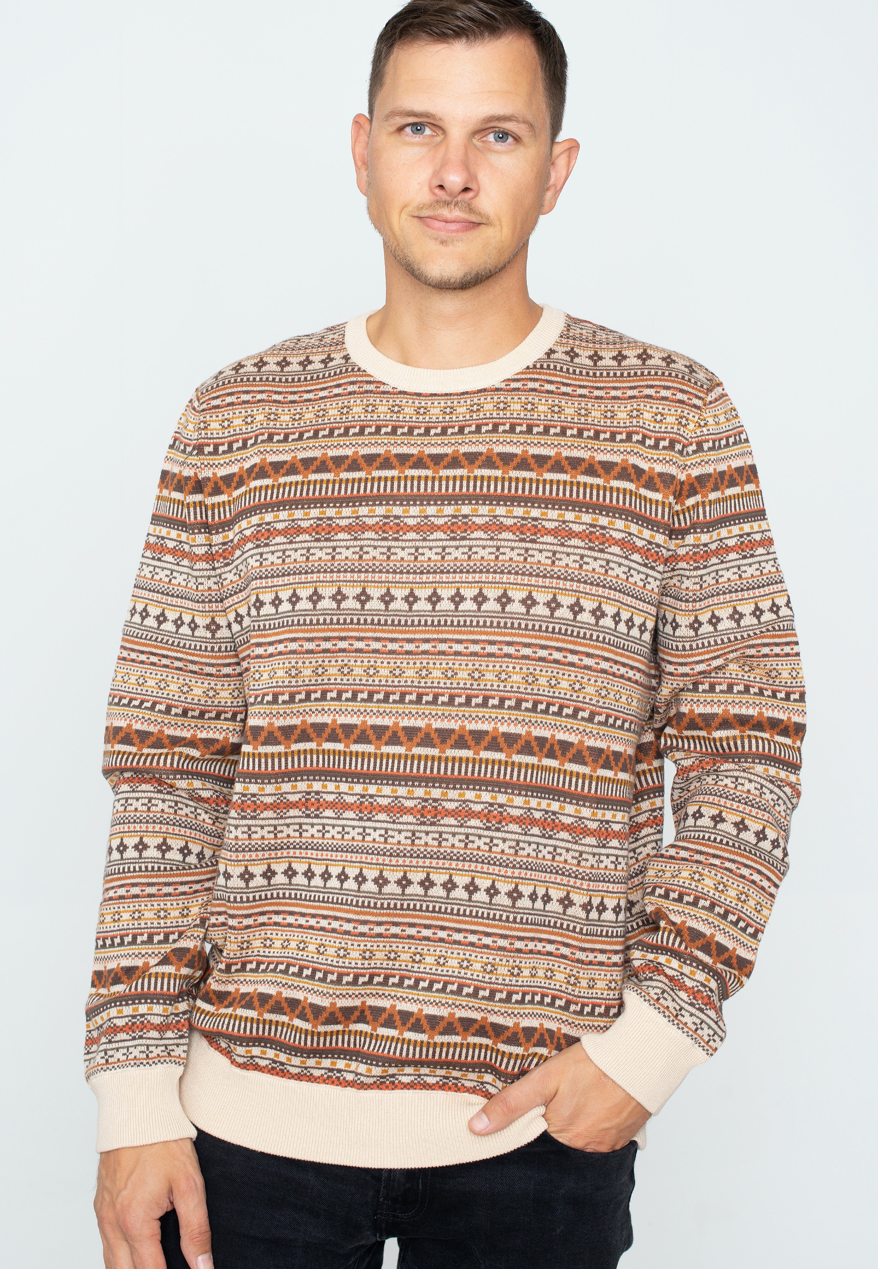 Iriedaily - Mineo Knit Beige - Pullover | Men-Image