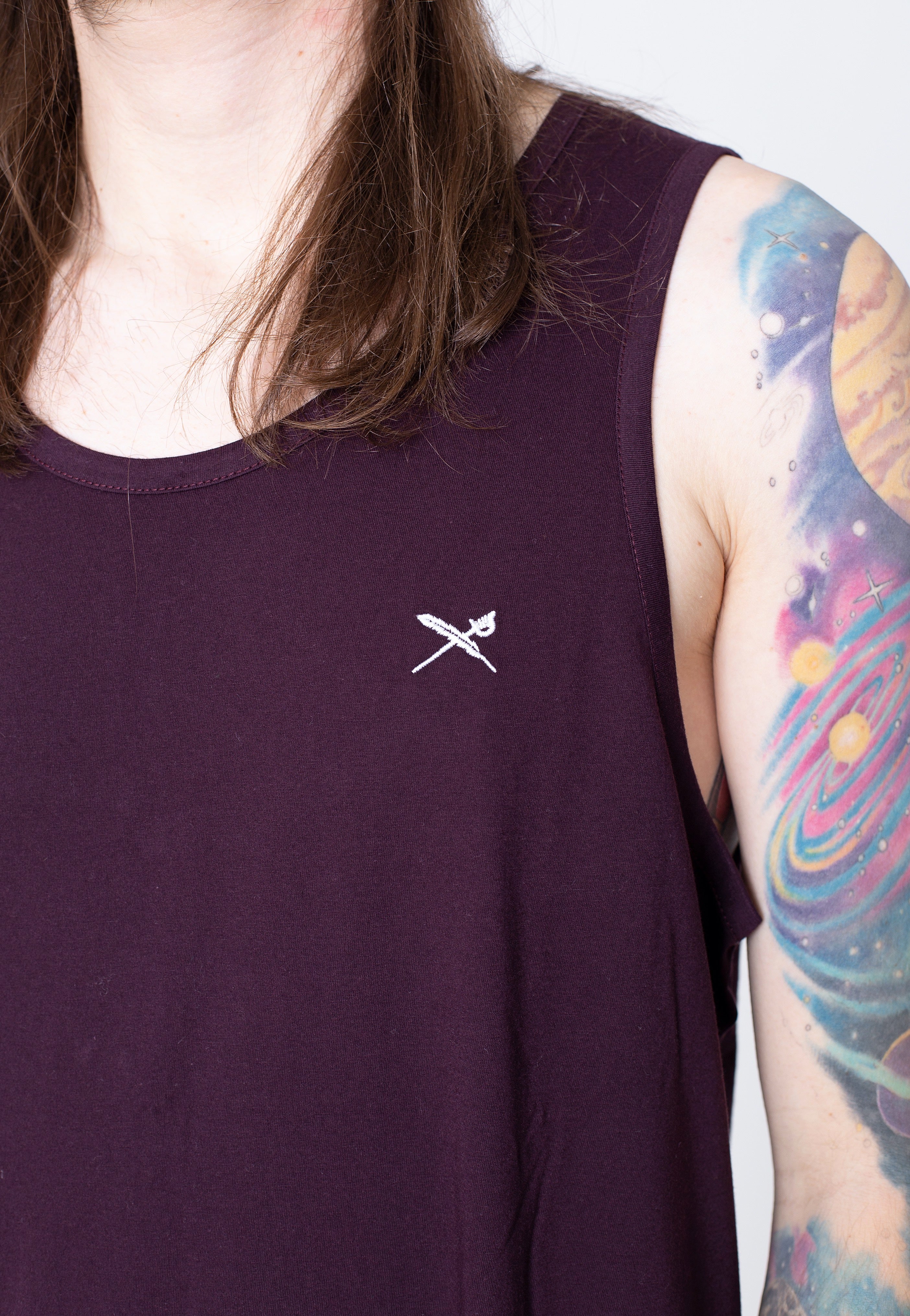 Iriedaily - Mini Flag Aubergine - Tank | Men-Image