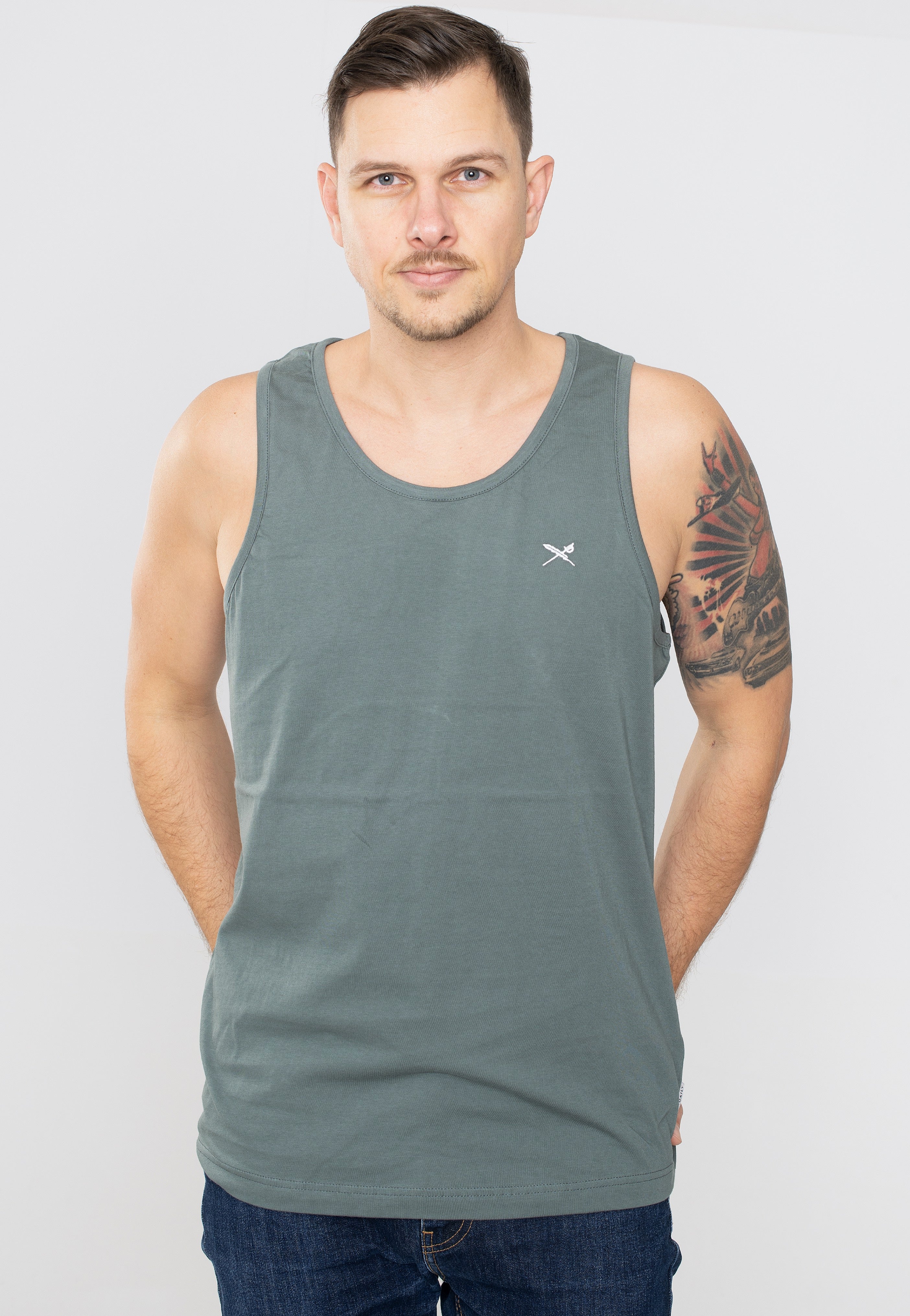 Iriedaily - Mini Flag Jungle Green - Tank | Men-Image