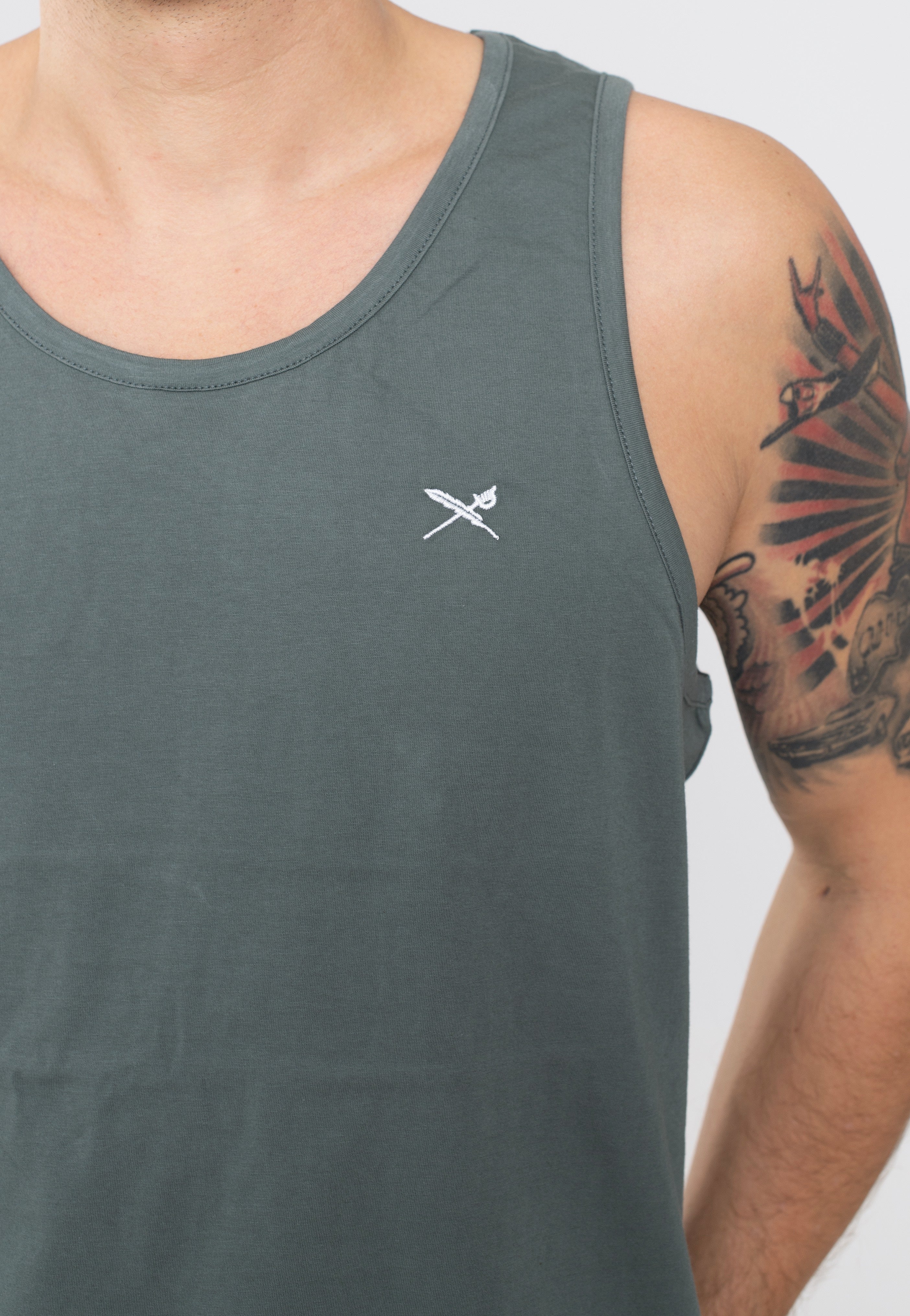 Iriedaily - Mini Flag Jungle Green - Tank | Men-Image