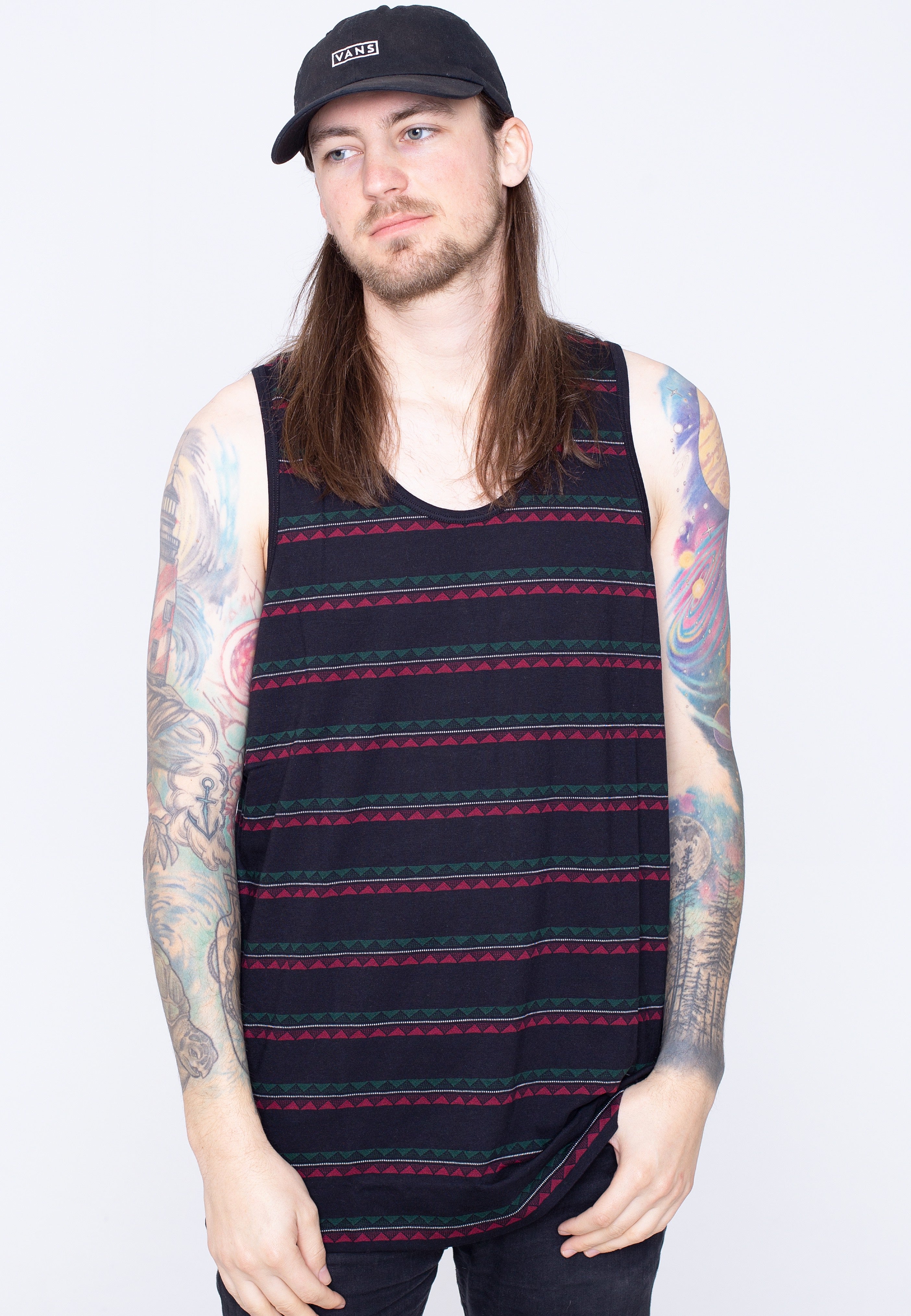 Iriedaily - Monte Noe Jaque Black Red - Tank | Men-Image