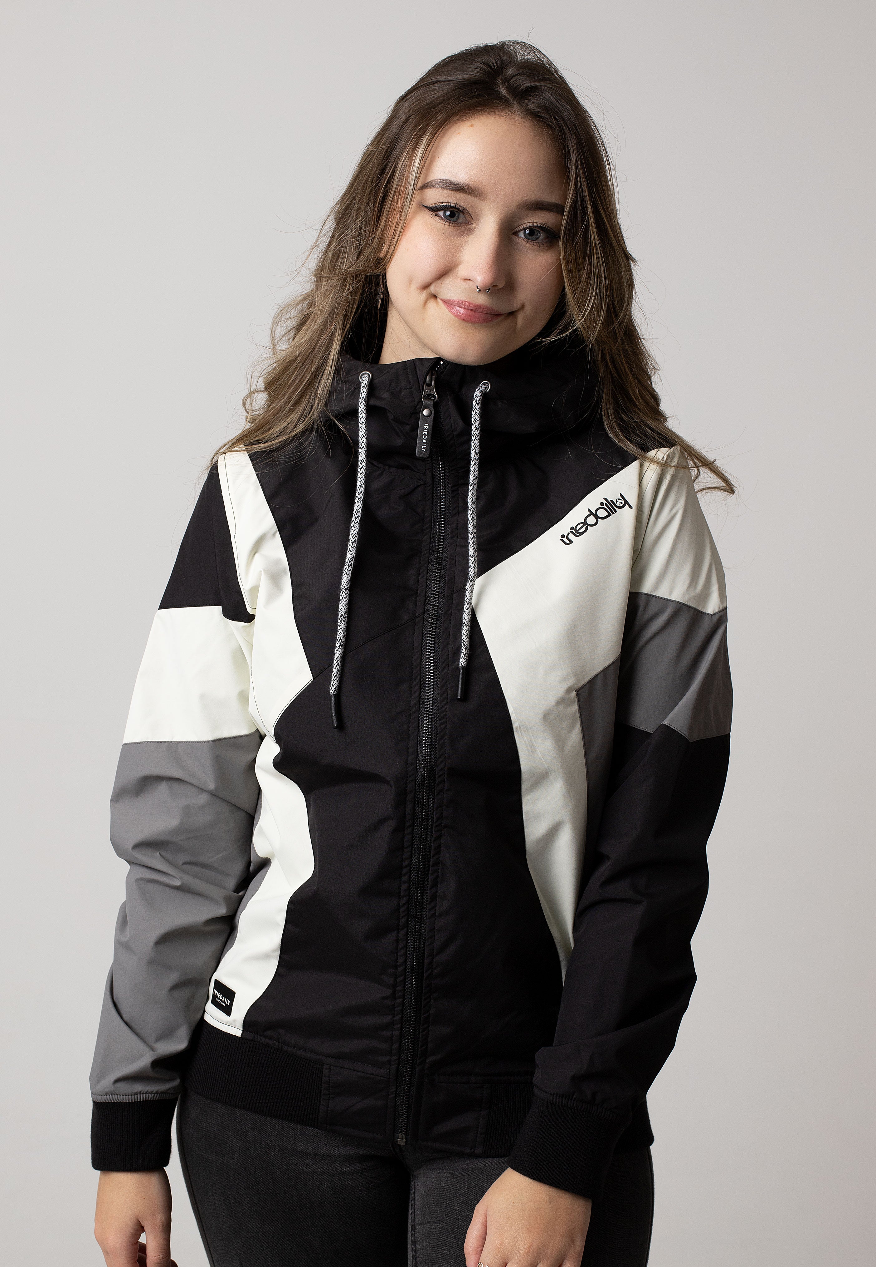 Iriedaily - Puzzled Black White - Jacket | Women-Image