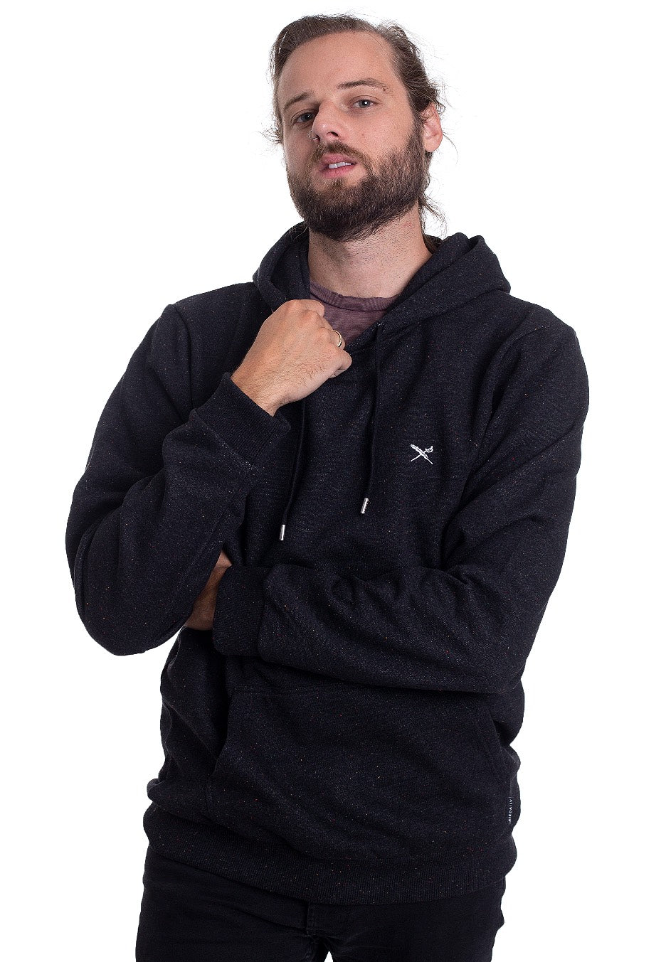 Iriedaily - Recover Black Mel - Hoodie | Men-Image