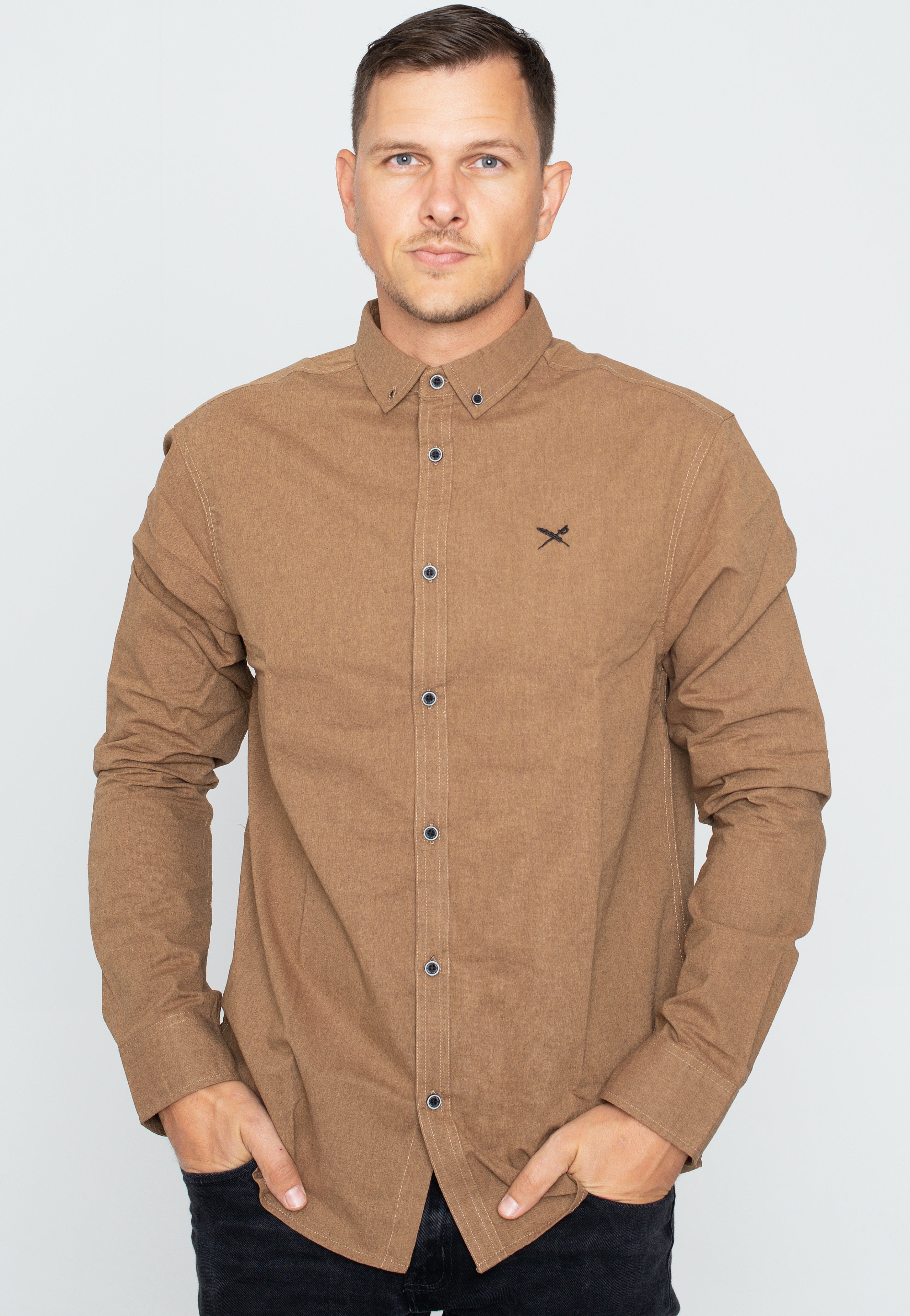 Iriedaily - Samuel Caramel - Shirt | Men-Image