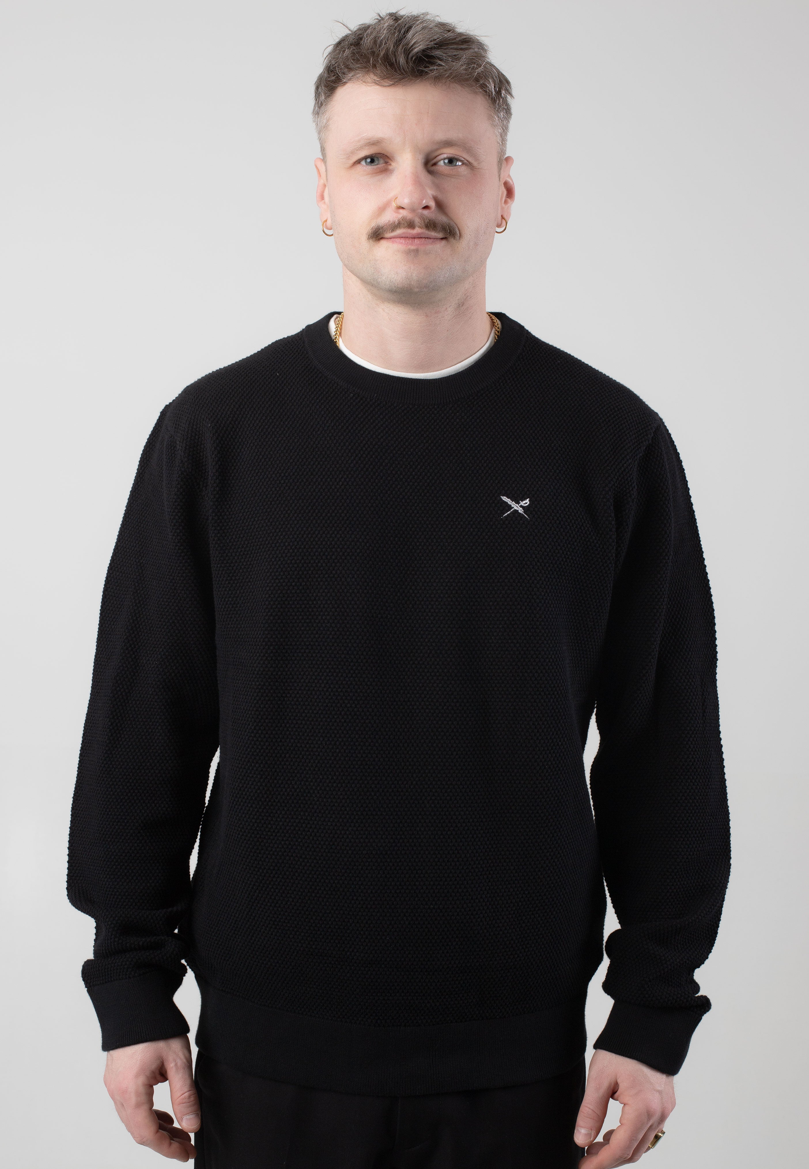 Iriedaily - Seedy Summer Knit Black - Pullover | Men-Image