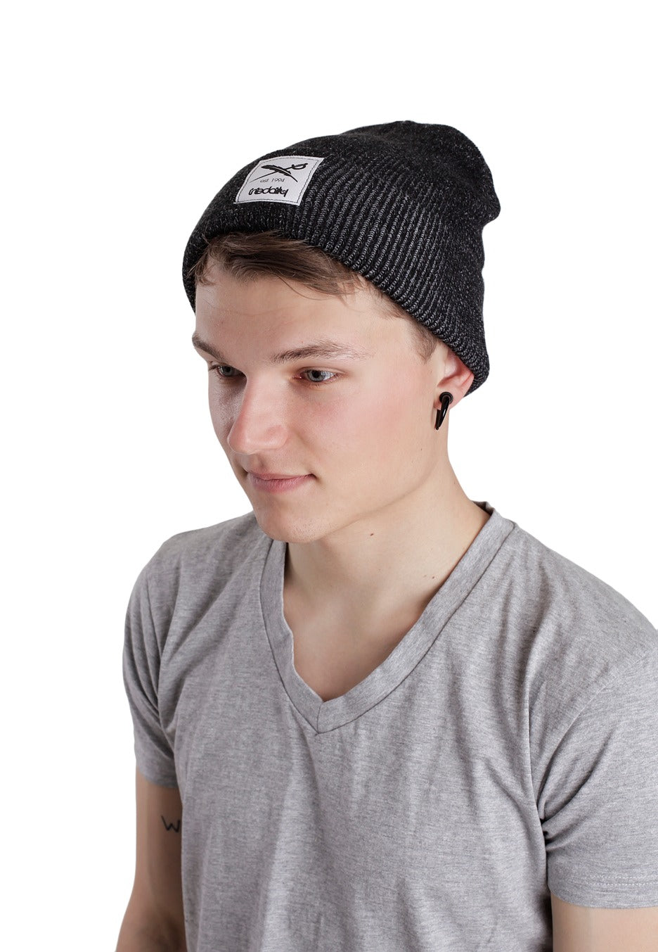 Iriedaily - Smurpher Heavy Black Melange - Beanie | Neutral-Image