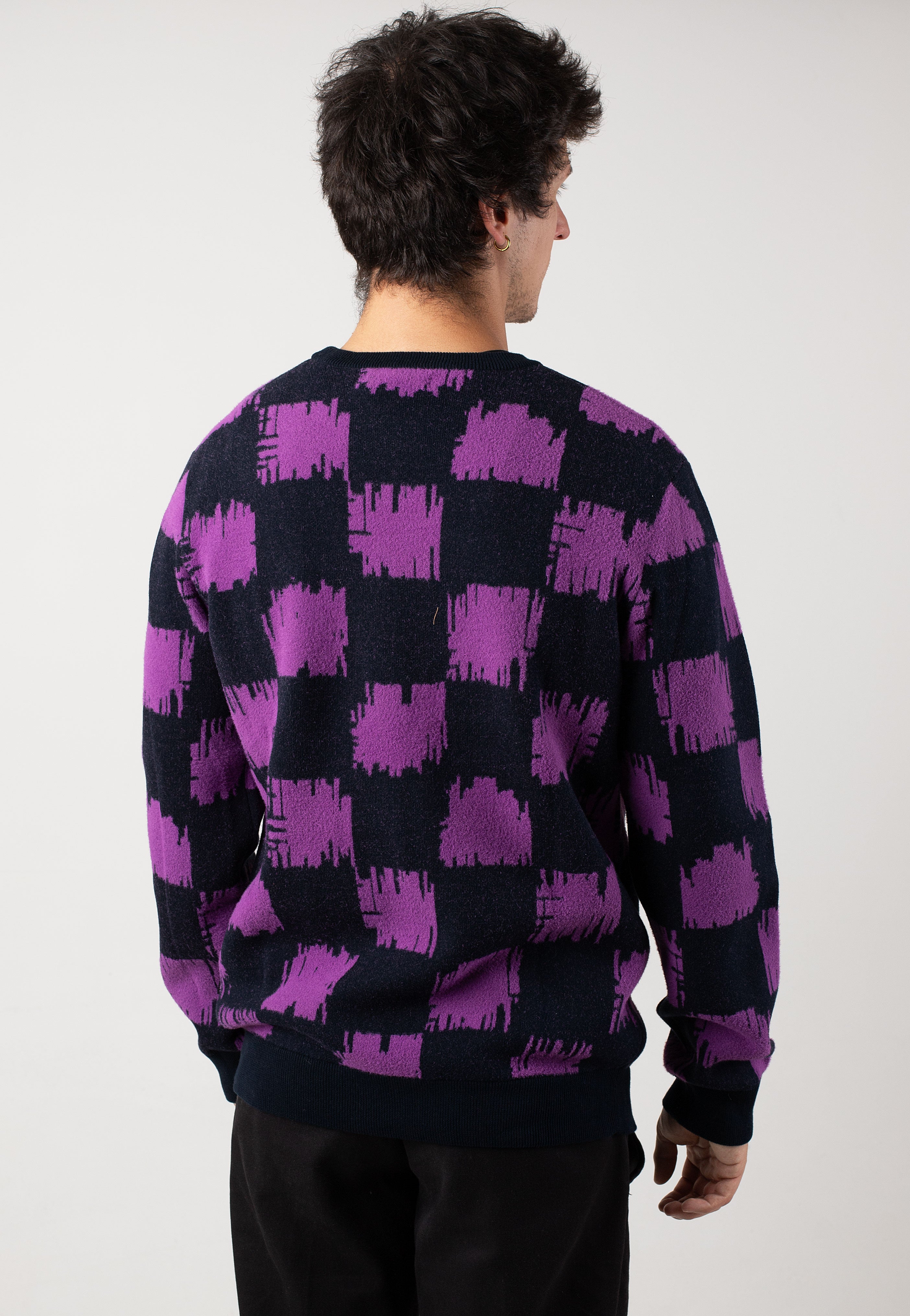 Iriedaily - Switchup Knit Navy Purple - Pullover | Men-Image