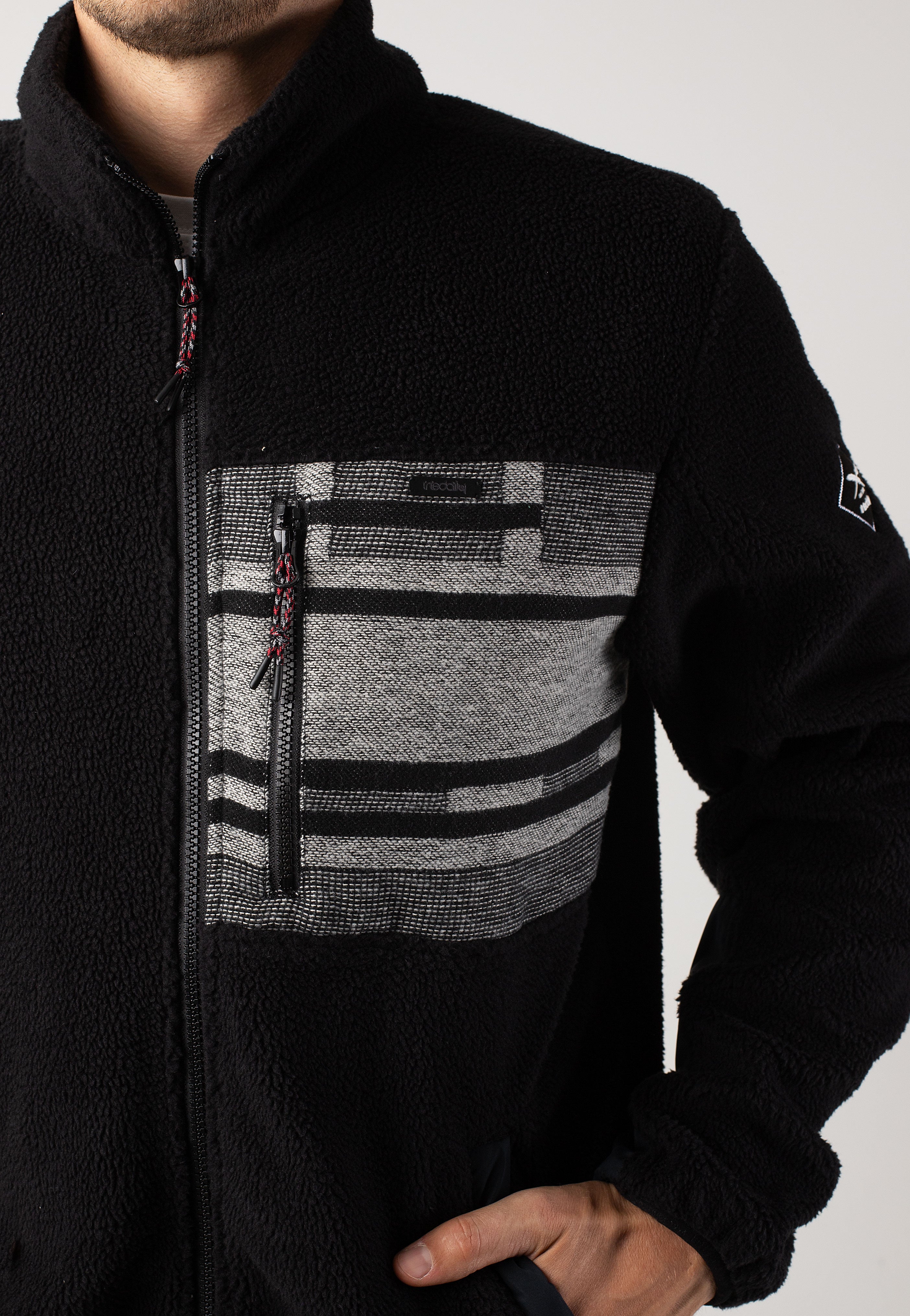 Iriedaily - Wonderer Track Black White - Track Jacket | Men-Image