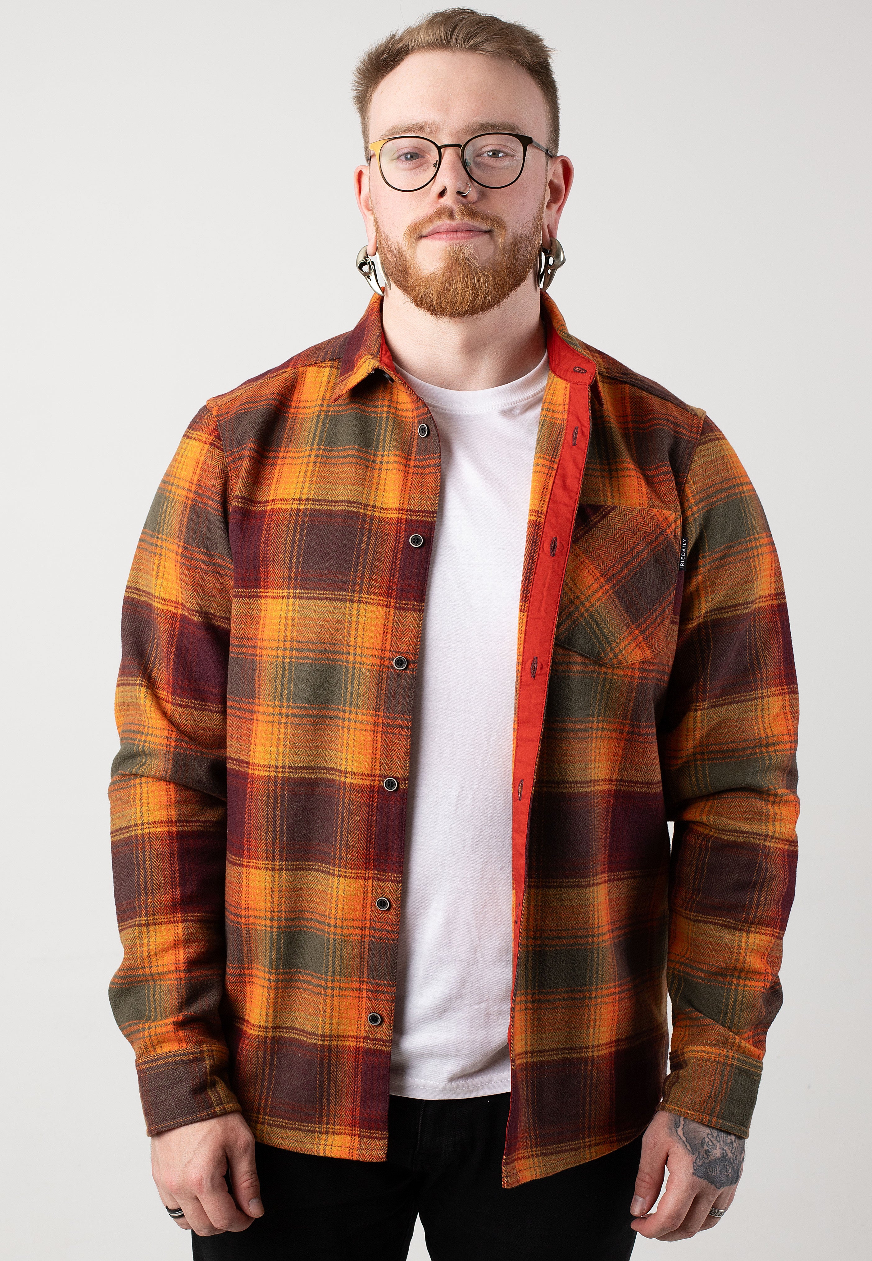 Iriedaily - Young Fella Orange Green - Shirt | Men-Image