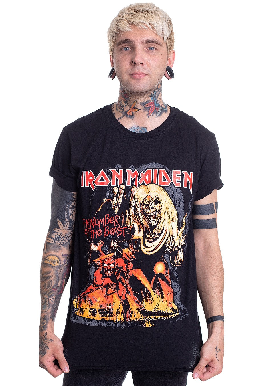 Iron Maiden - Number Of The Beast Graphic - T-Shirt | Men-Image