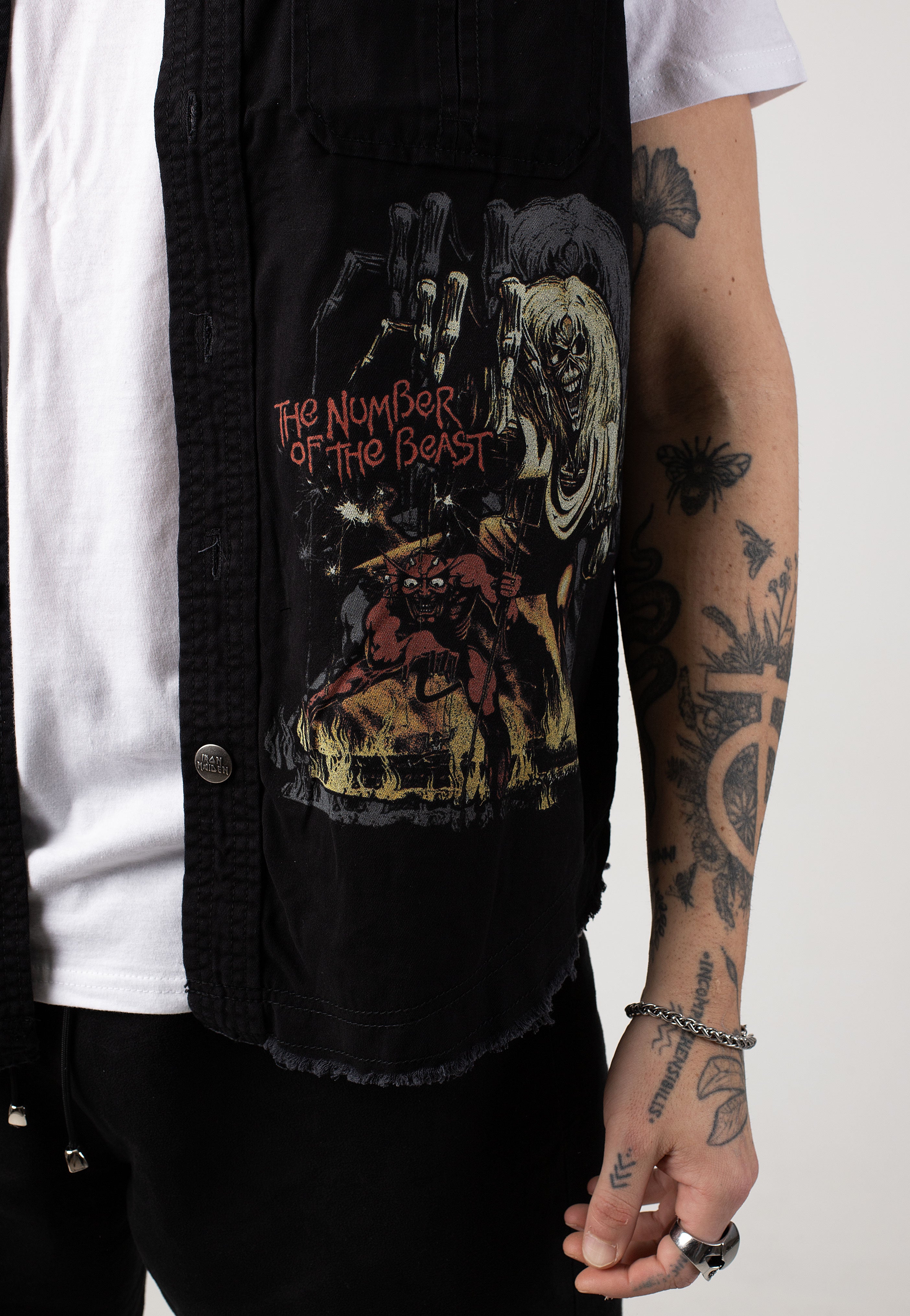 Brandit x Iron Maiden - Number Of The Beast Vintage - Vest | Men-Image