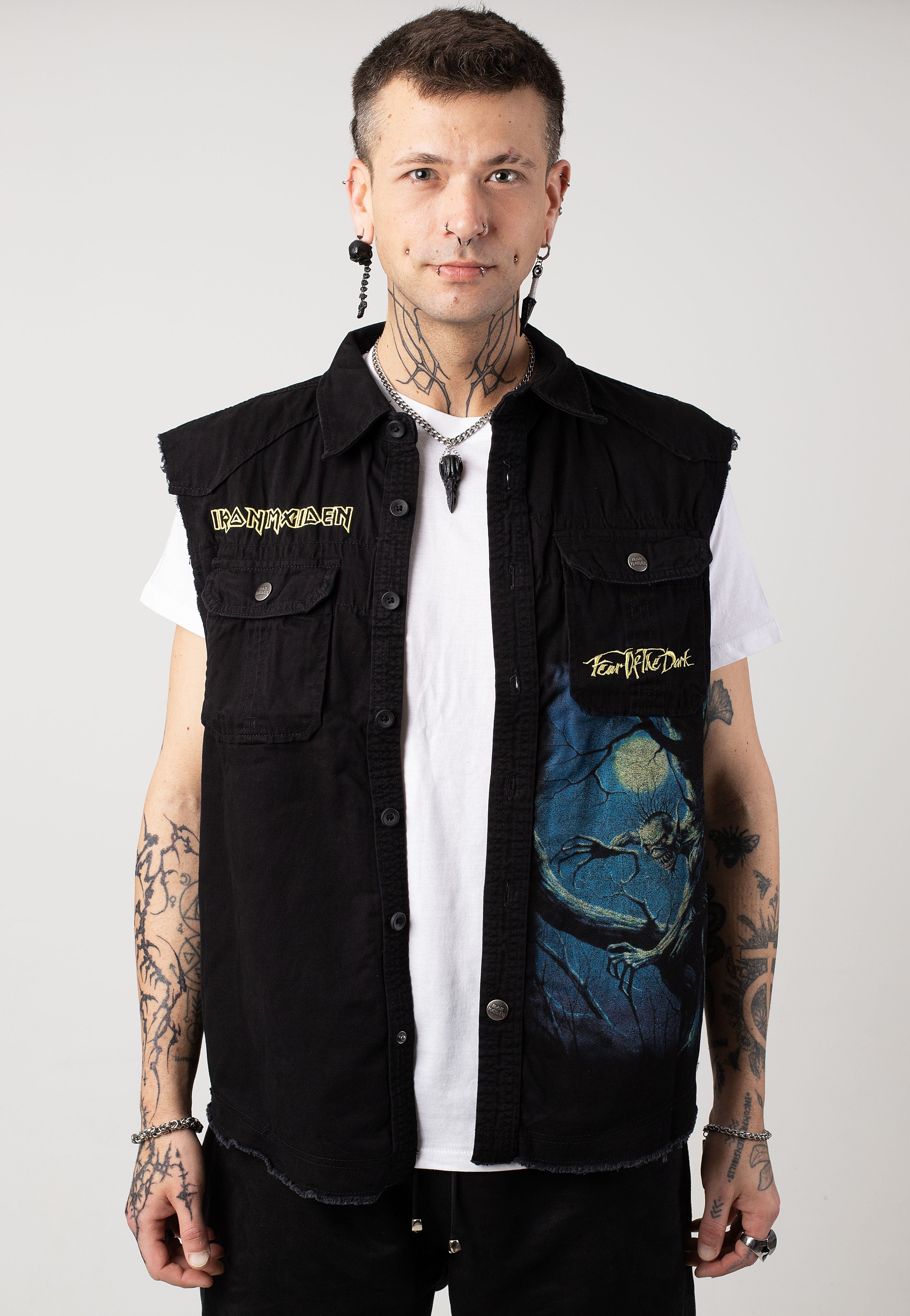 Brandit x Iron Maiden - Fear Of The Dark Vintage - Vest | Men-Image