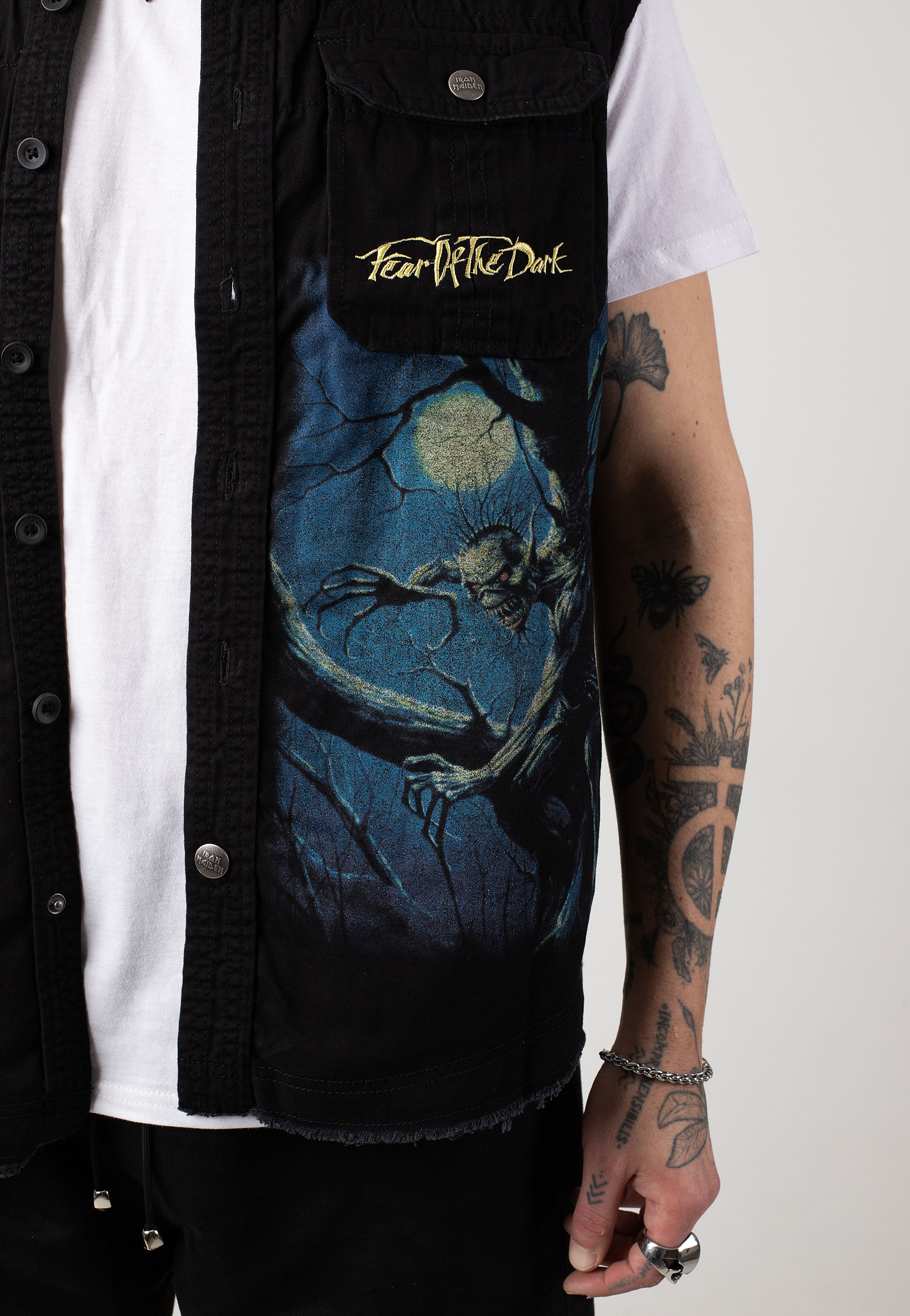 Brandit x Iron Maiden - Fear Of The Dark Vintage - Vest | Men-Image