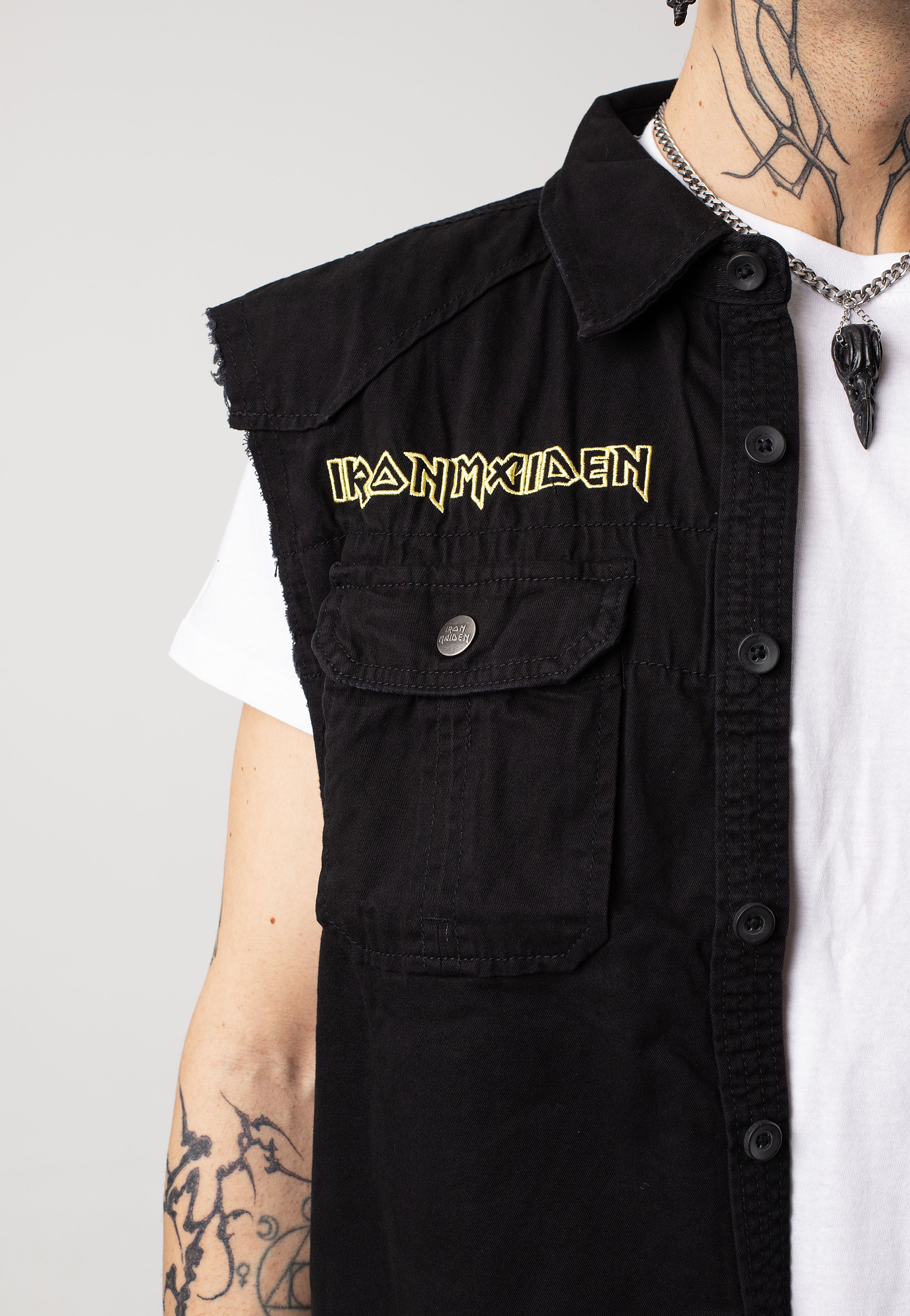 Brandit x Iron Maiden - Fear Of The Dark Vintage - Vest | Men-Image