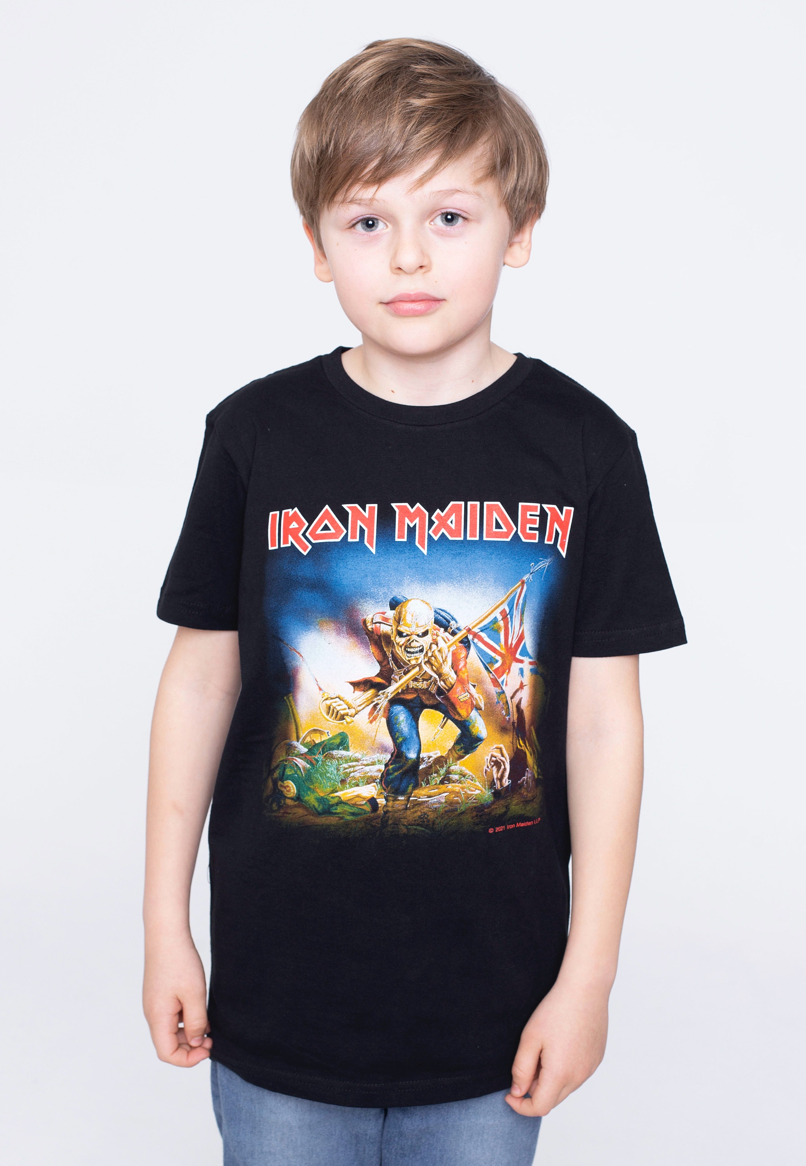 Iron Maiden - Trooper Kids Black/Multicolored - T-Shirt | Men-Image