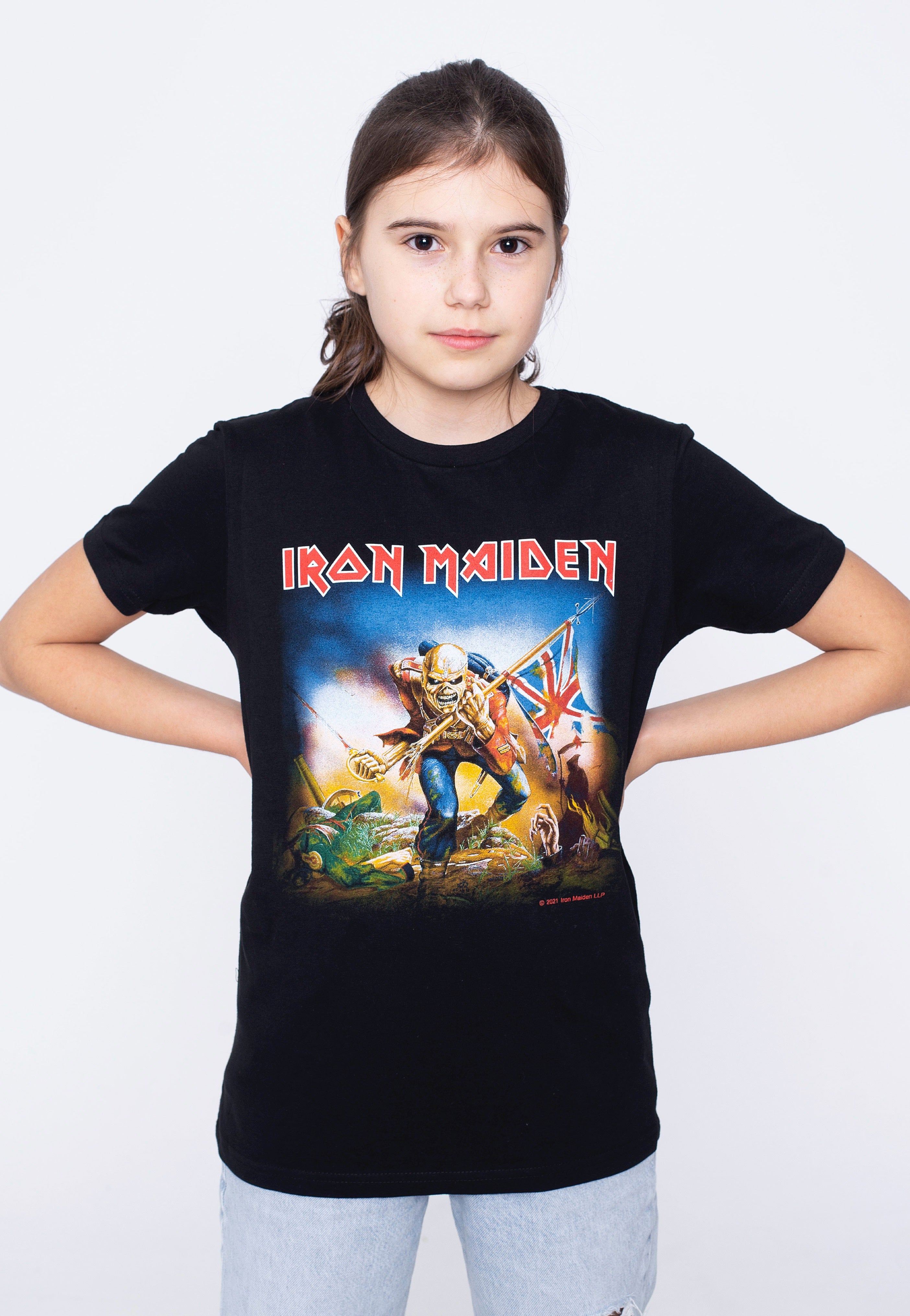 Iron Maiden - Trooper Kids Black/Multicolored - T-Shirt | Men-Image