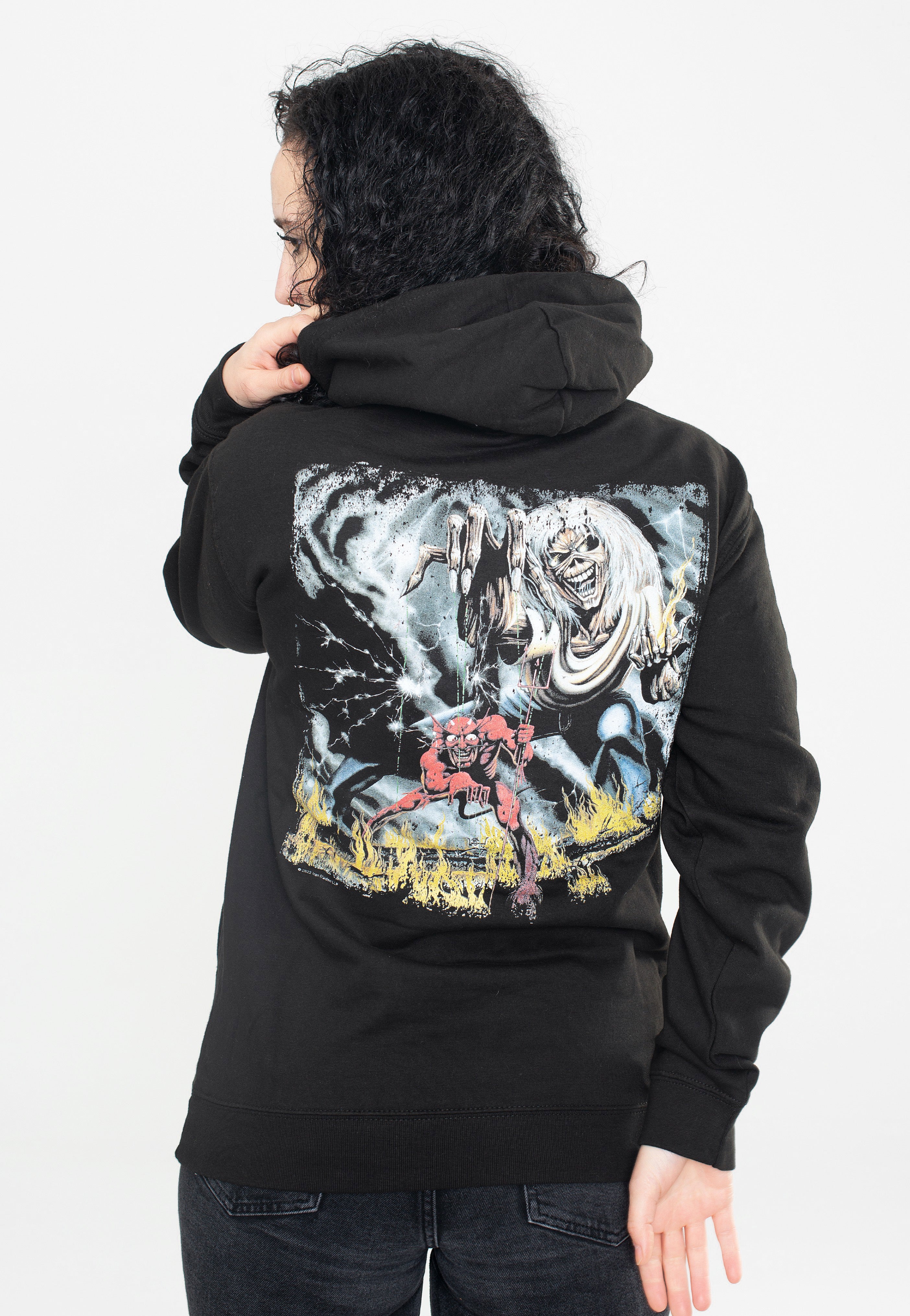 Iron Maiden - Vintage Logo Faded Edge Album - Hoodie | Women-Image