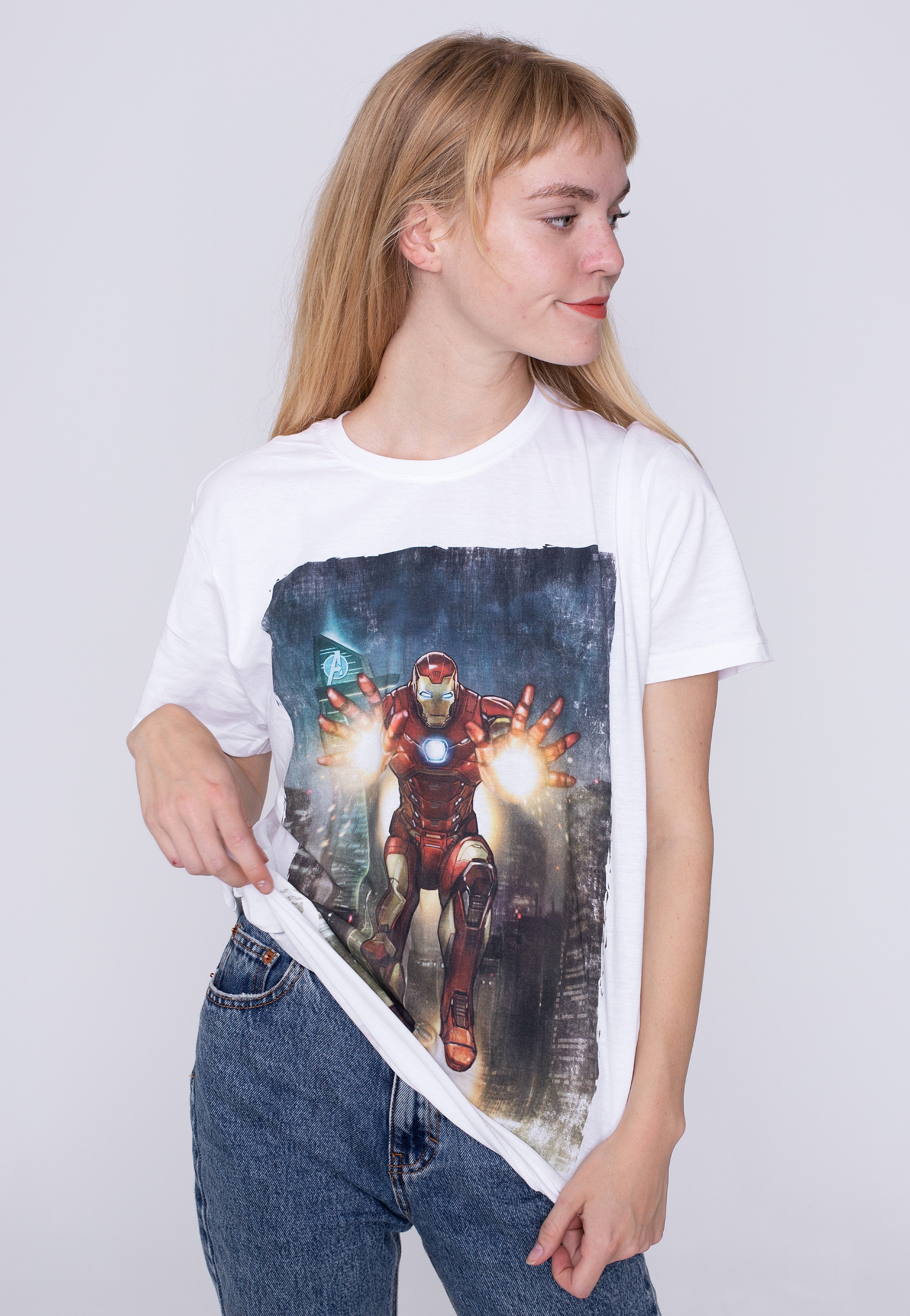 Iron Man - Iron Man White - T-Shirt | Women-Image