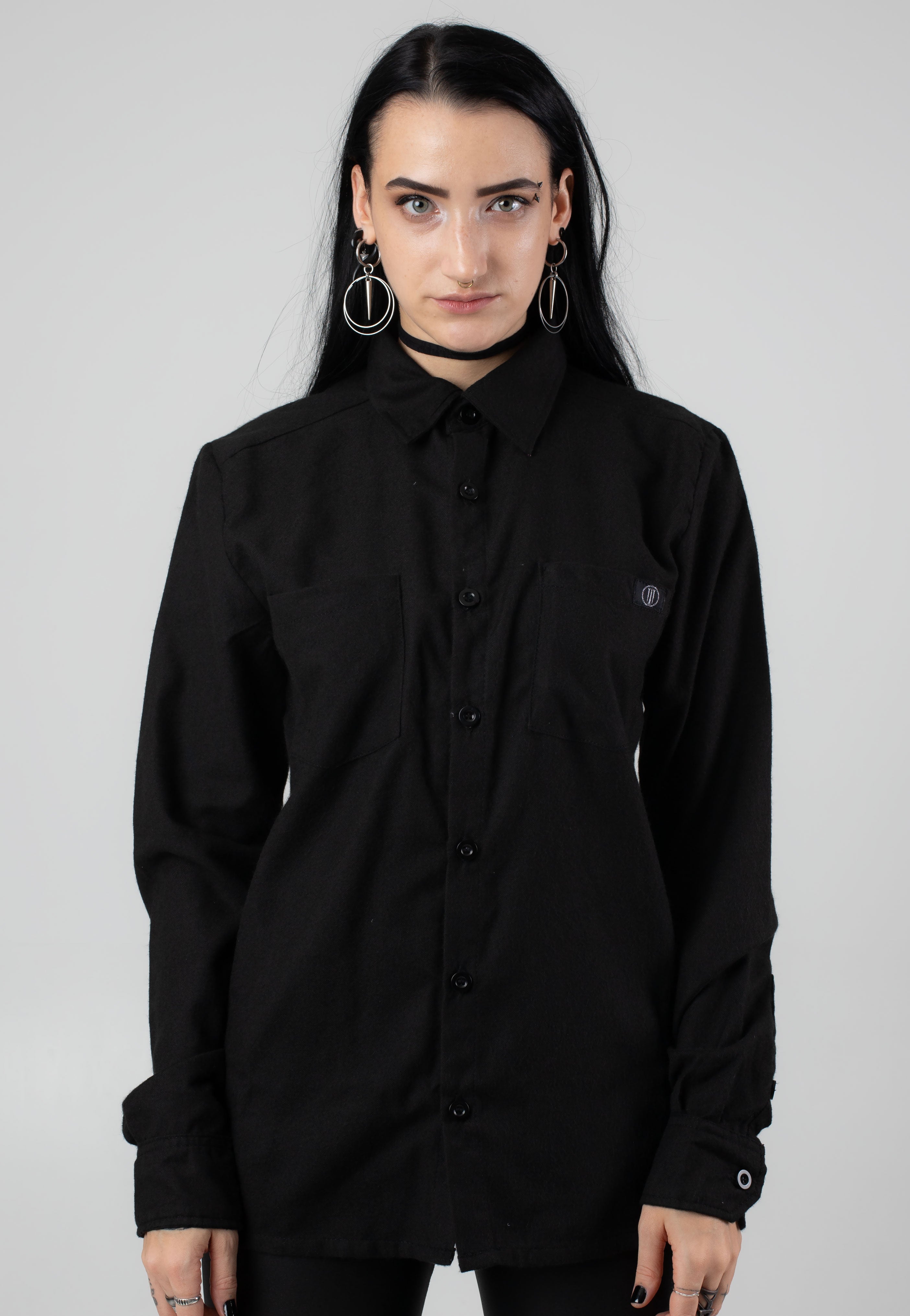 Ironnail - Hooft Black Flanell - Shirt | Women-Image