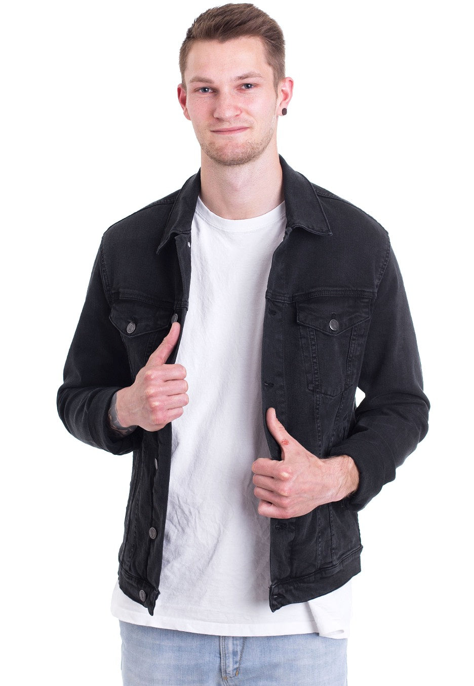 Ironnail - Neil Denim Black - Jeans Jacket | Men-Image