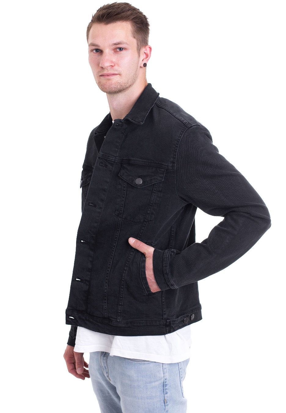 Ironnail - Neil Denim Black - Jeans Jacket | Men-Image