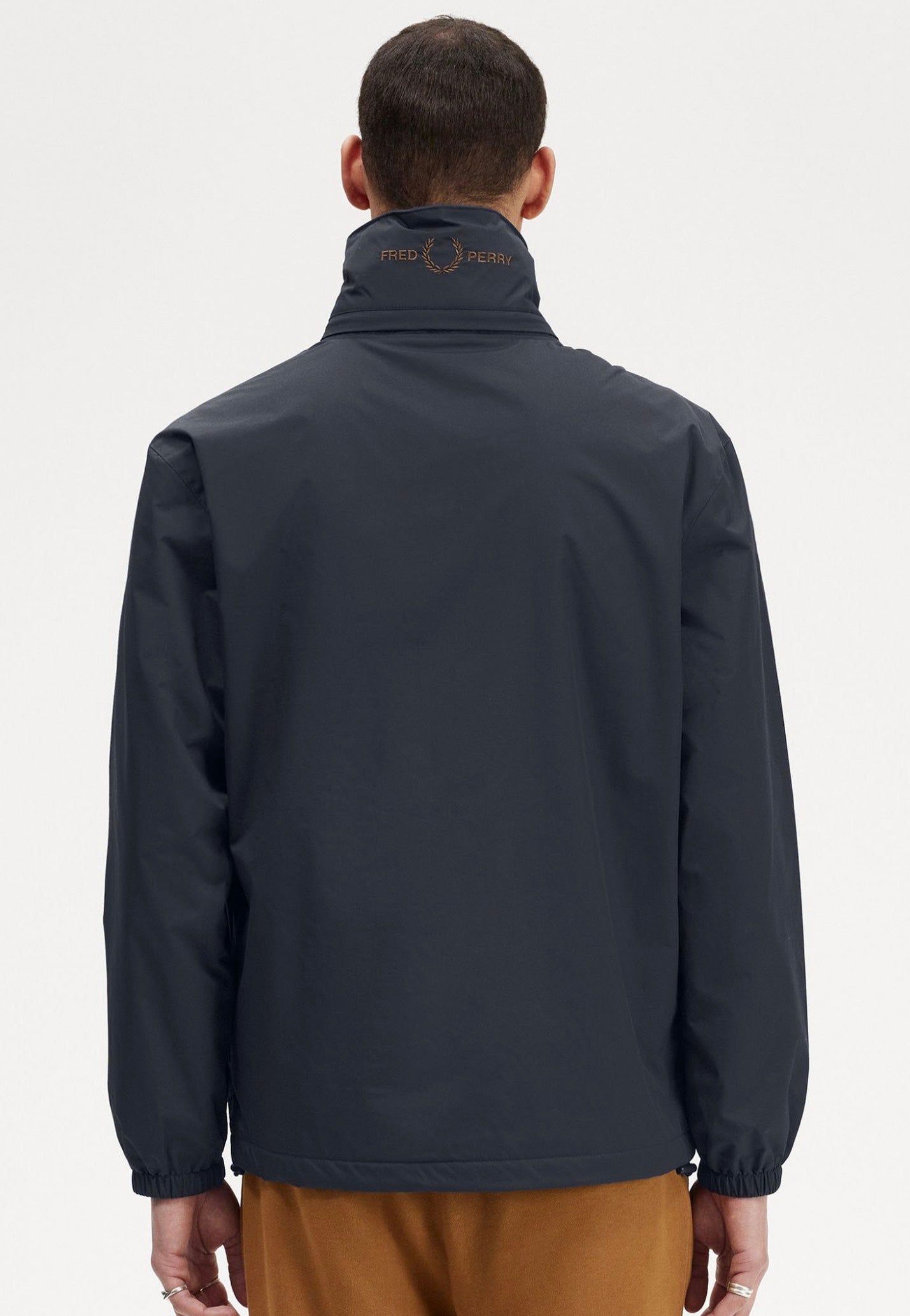 Fred Perry - Patch Pocket Zip Through Navy - Jacket | Men-Image