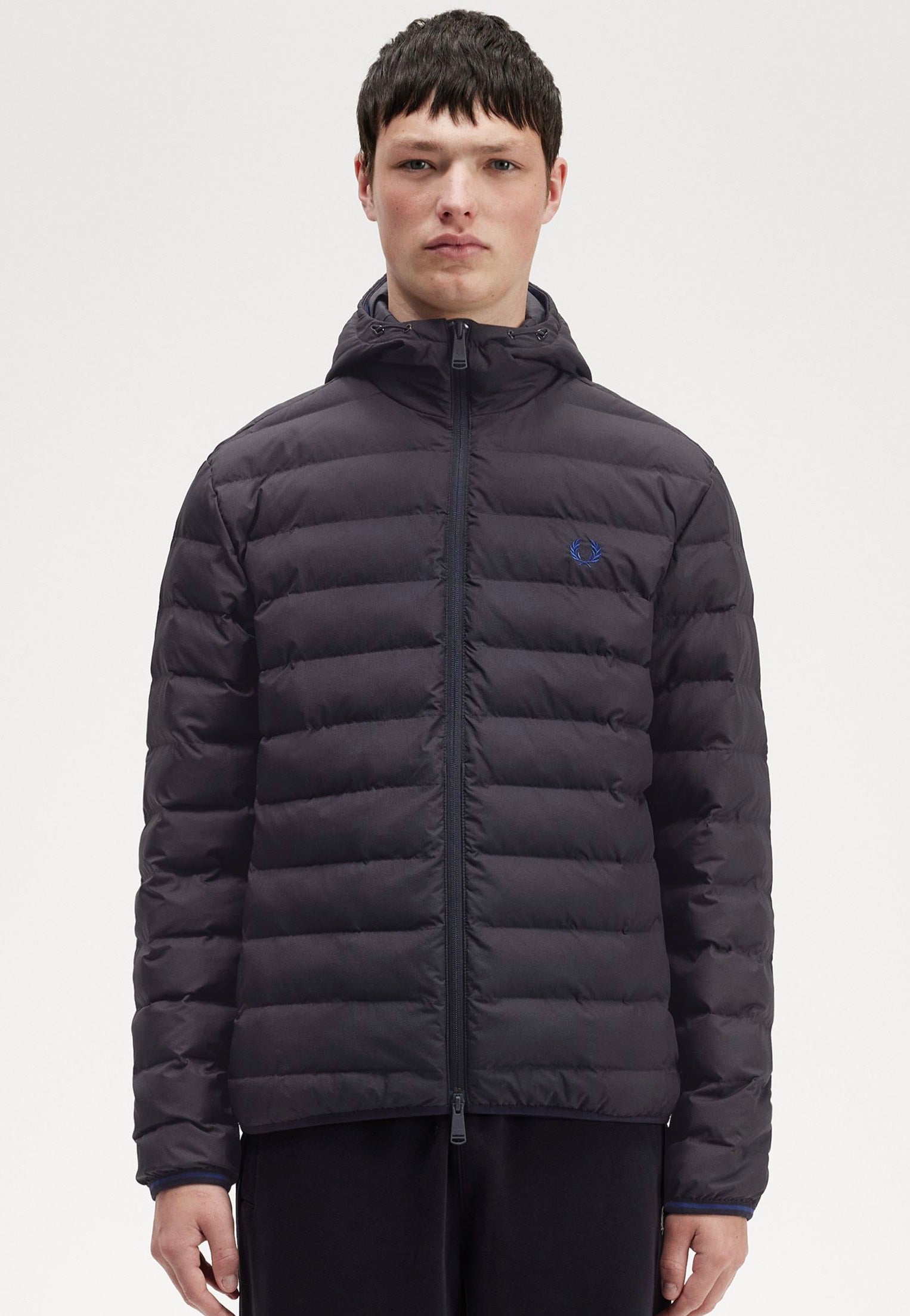 Fred Perry - Hooded Insulated Navy - Jacket | Men-Image