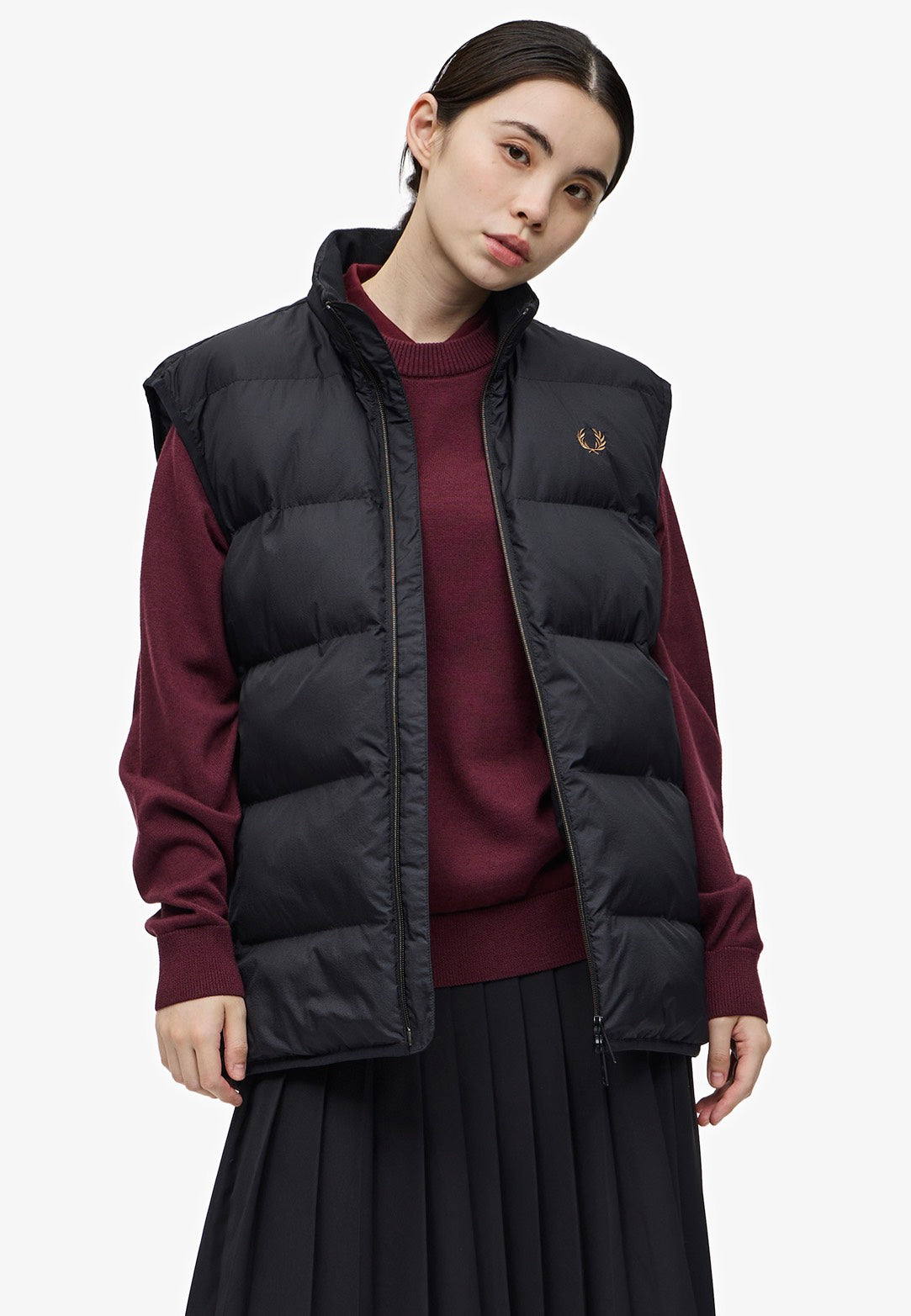 Fred Perry - Insulated Gilet Black - Vest | Men-Image