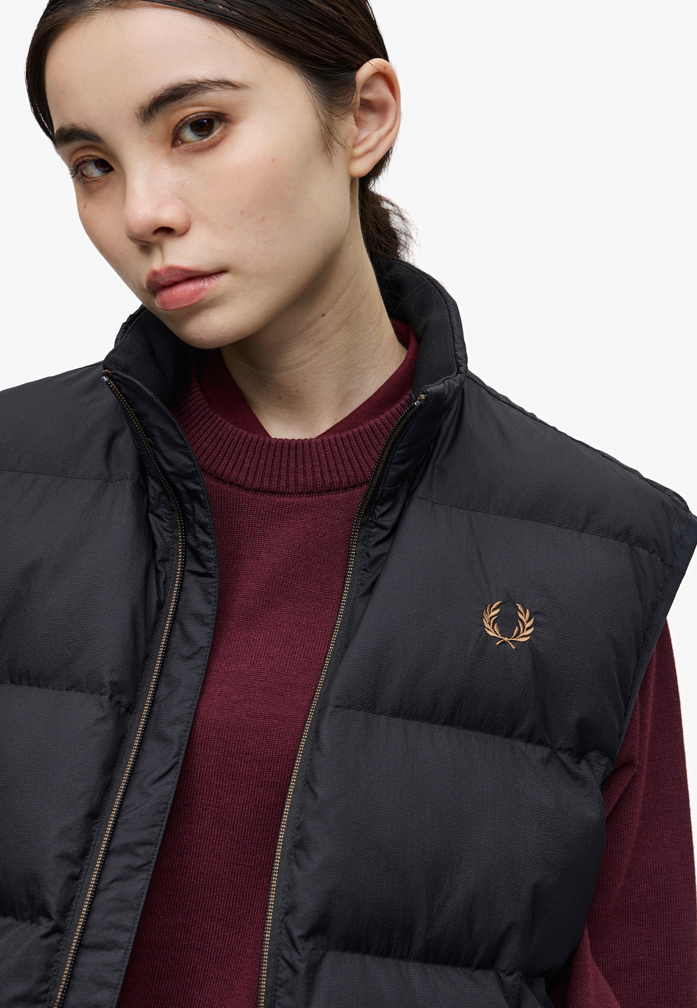 Fred Perry - Insulated Gilet Black - Vest | Men-Image