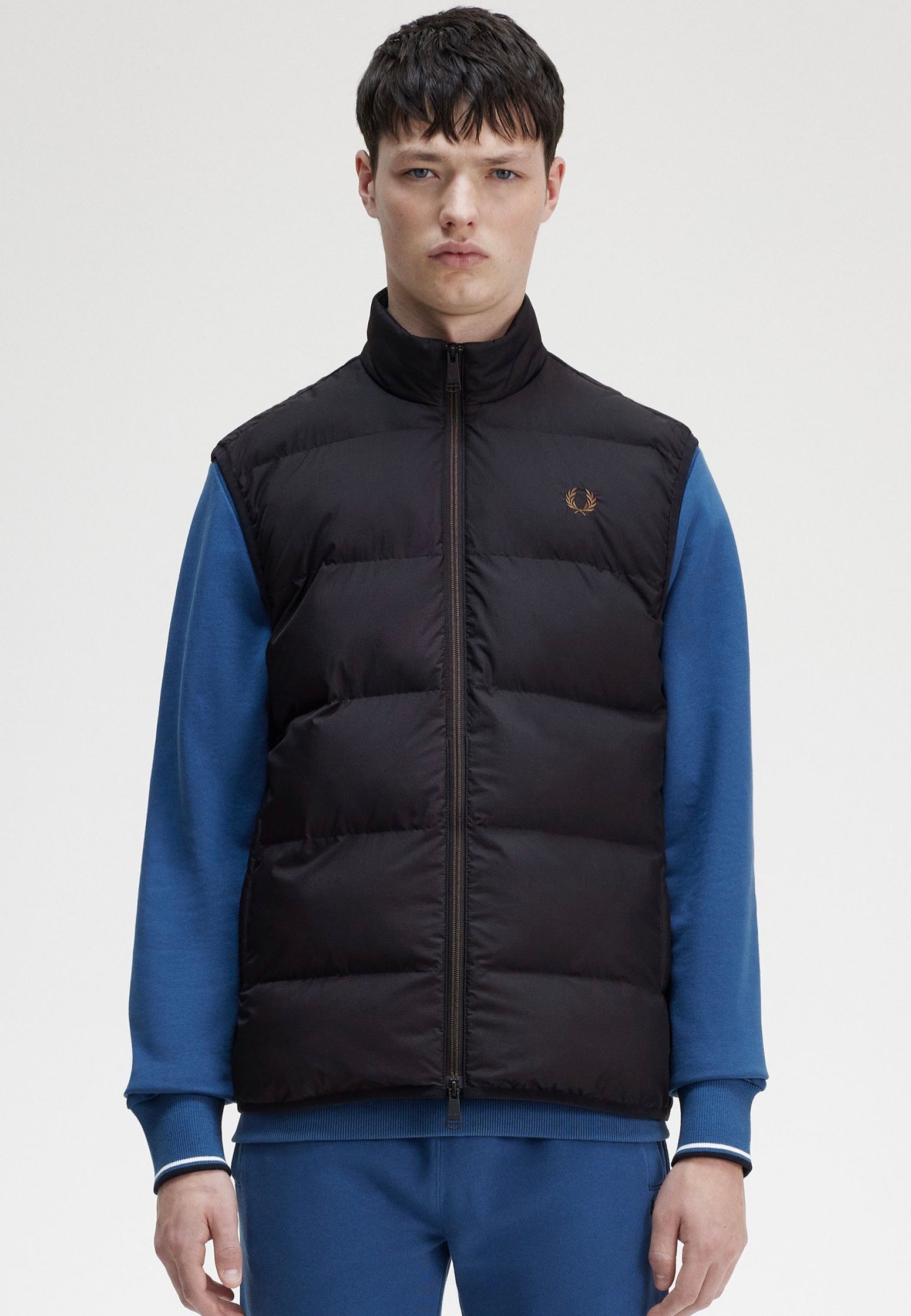 Fred Perry - Insulated Gilet Black - Vest | Men-Image