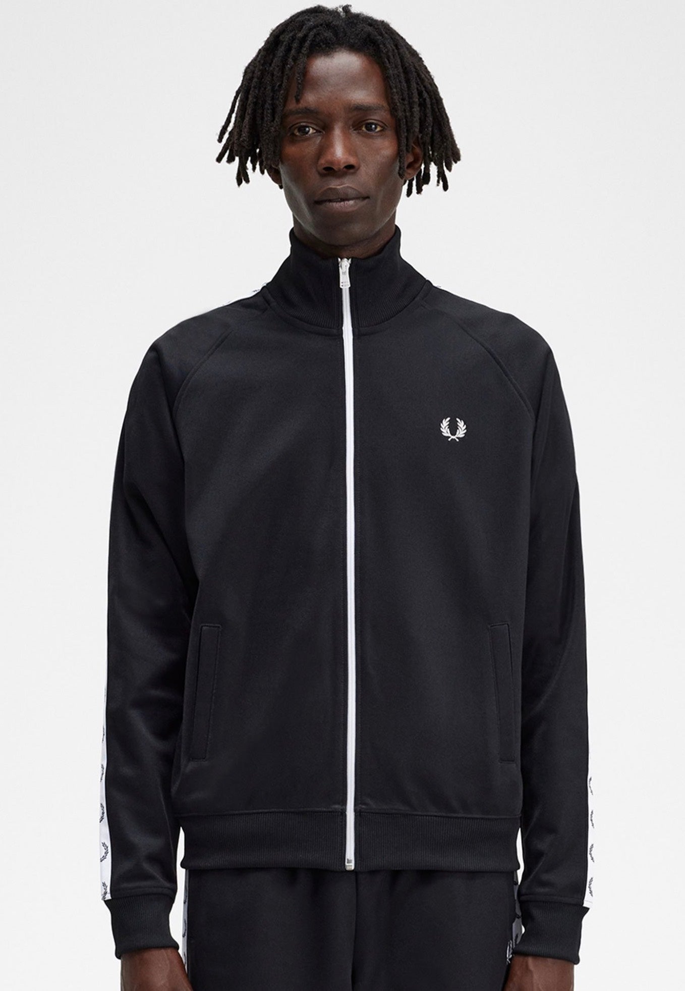 Fred Perry - Taped Black - Track Jacket | Men-Image