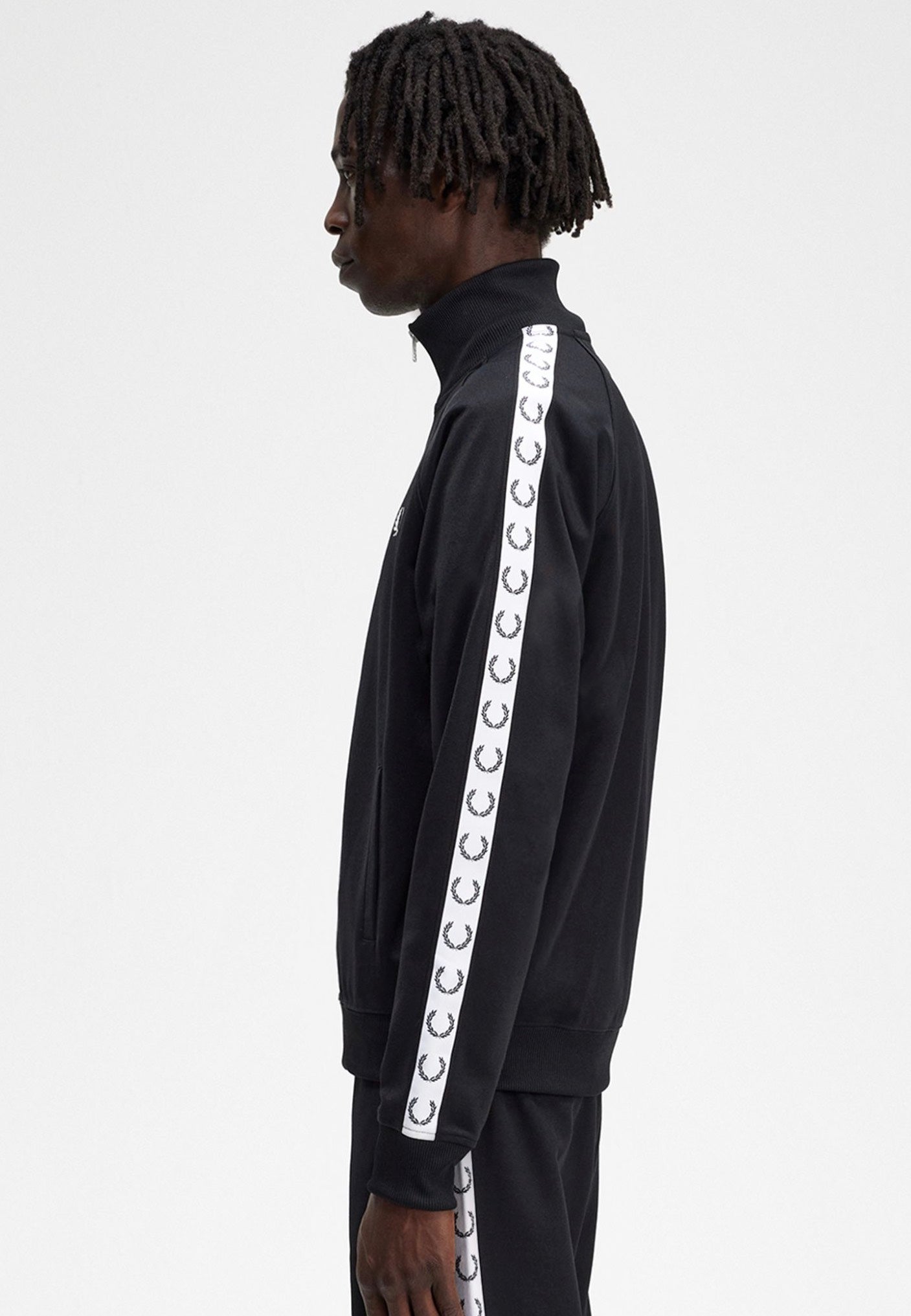 Fred Perry - Taped Black - Track Jacket | Men-Image