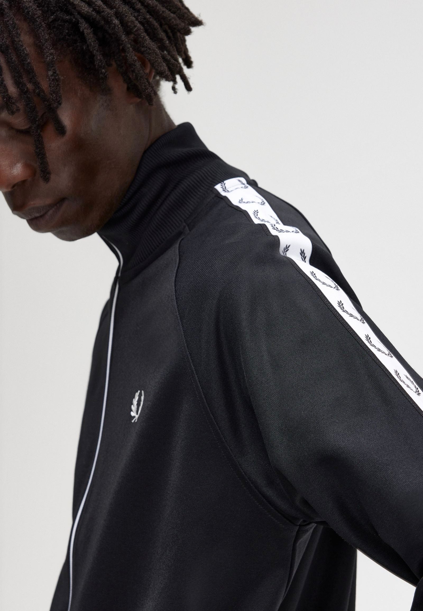 Fred Perry - Taped Black - Track Jacket | Men-Image