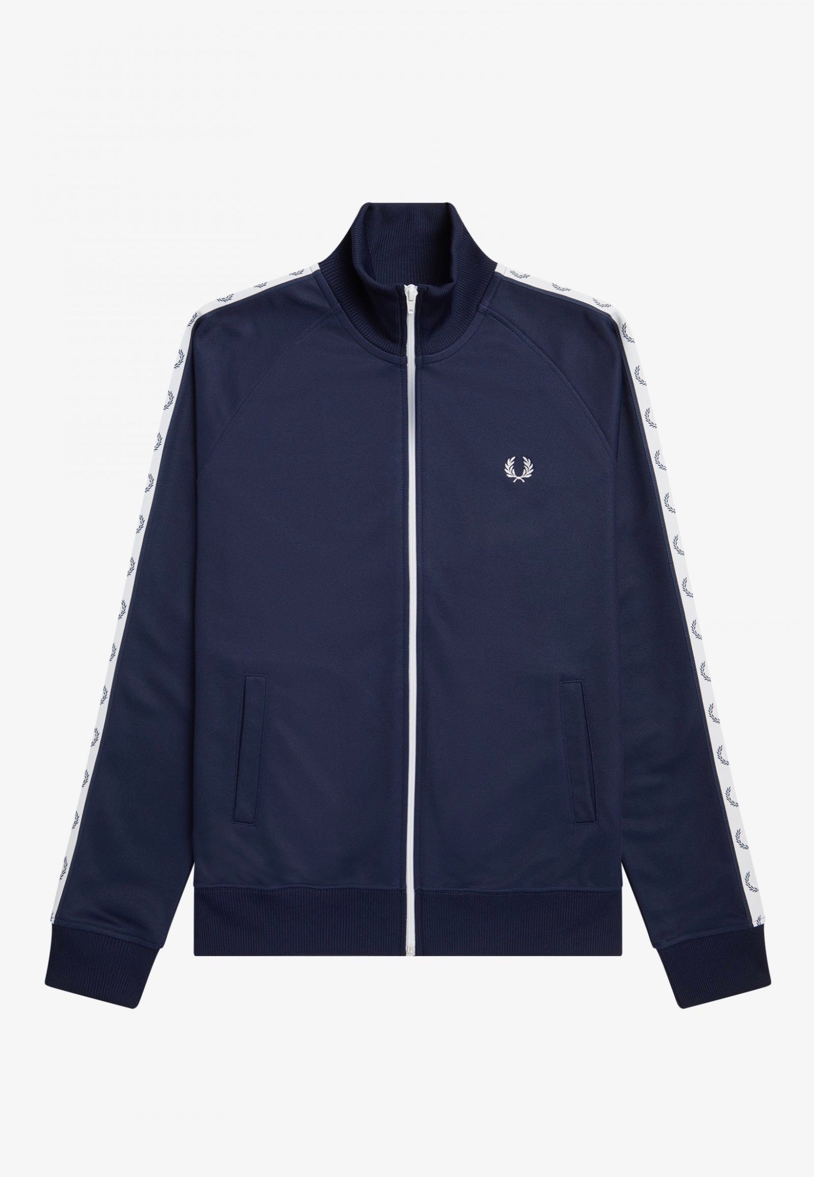 Fred Perry - Taped Track Carbon Blue - Track Jacket | Men-Image