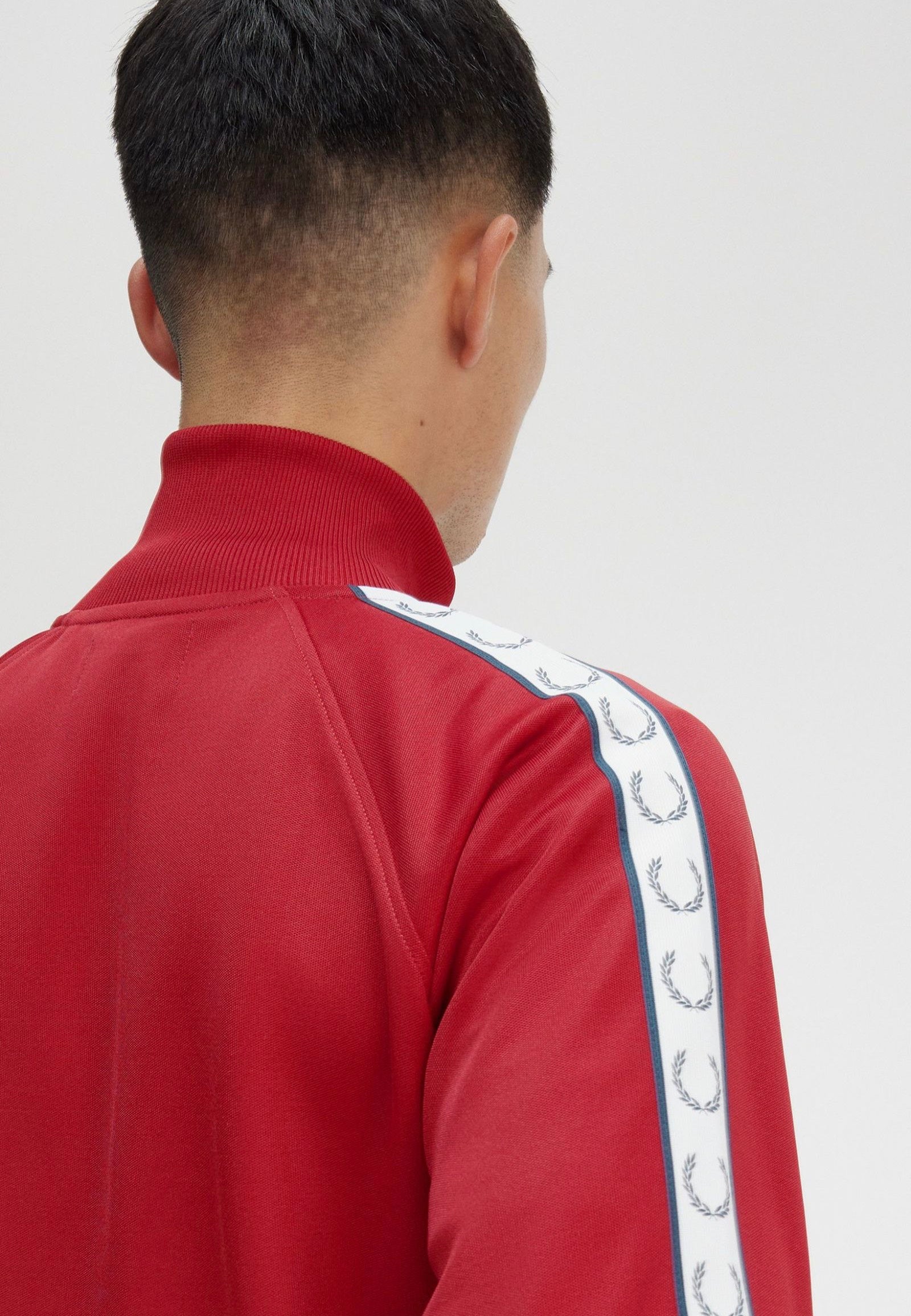 Fred Perry - Taped Track Burnt Red - Track Jacket | Men-Image