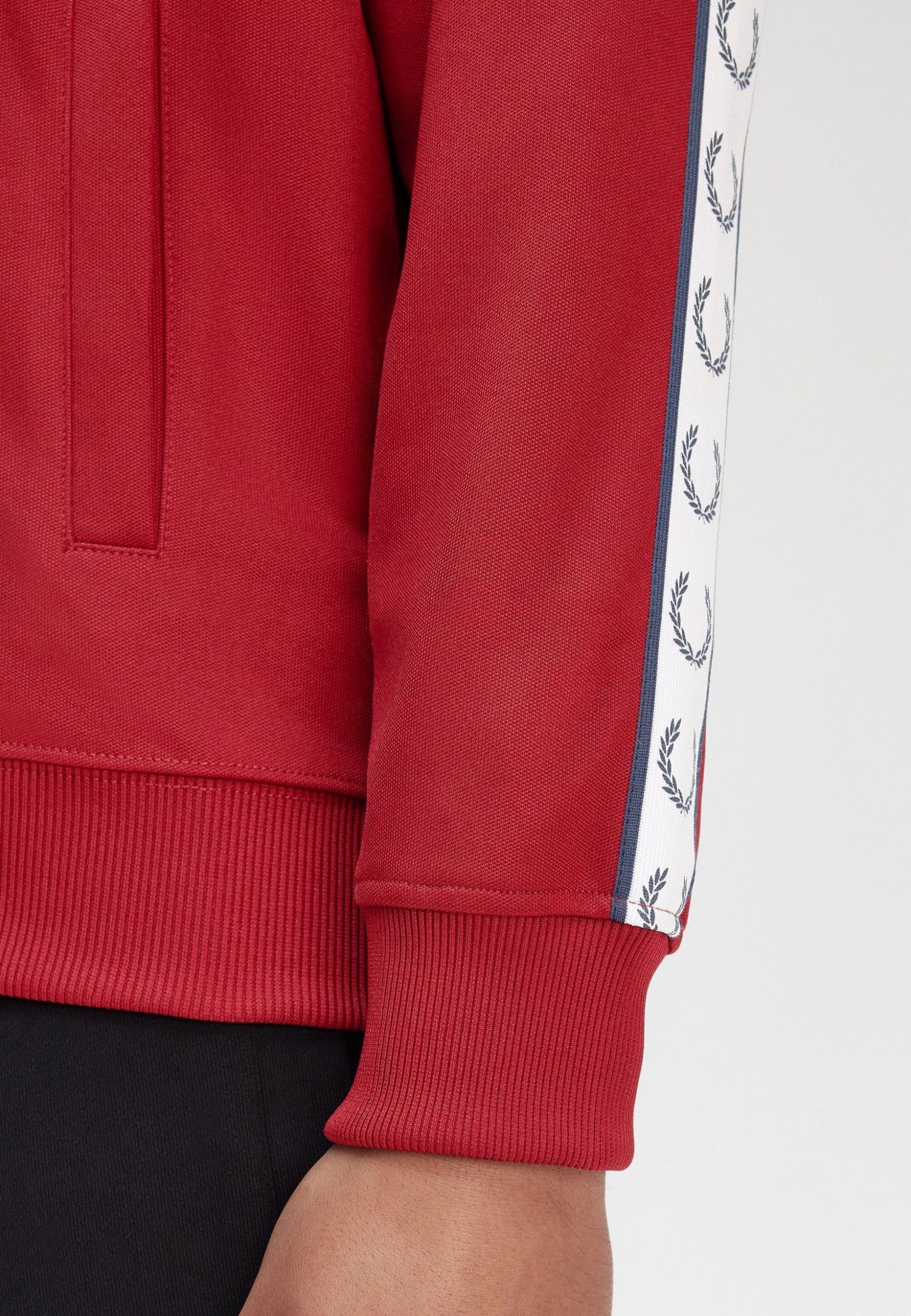 Fred Perry - Taped Track Burnt Red - Track Jacket | Men-Image