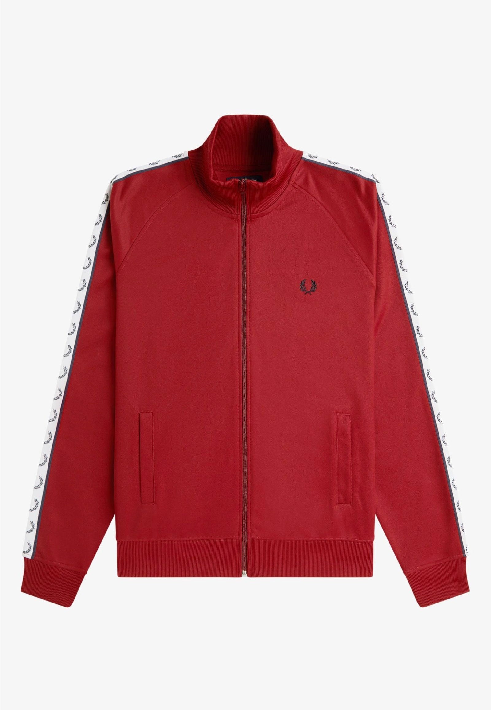 Fred Perry - Taped Track Burnt Red - Track Jacket | Men-Image