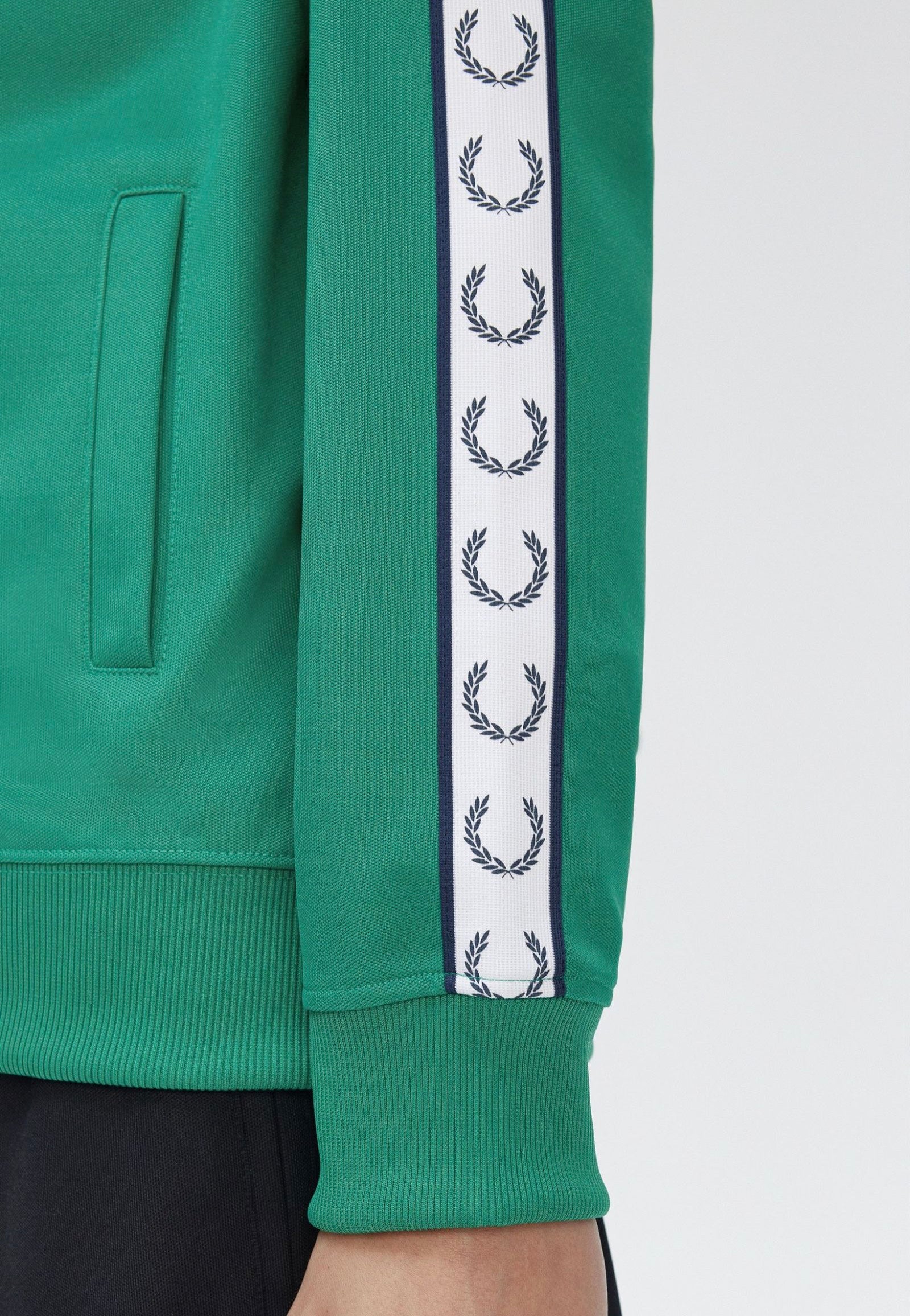 Fred Perry - Taped Track Label Green - Track Jacket | Men-Image