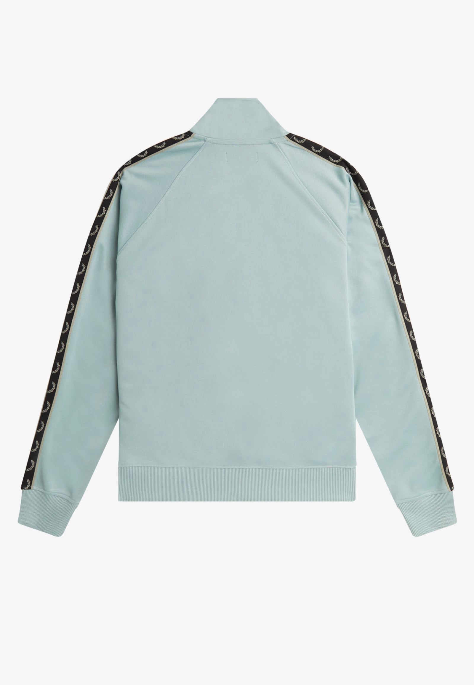 Fred Perry - Contrast Tape Silver Blue/Warm Grey - Track Jacket | Men-Image