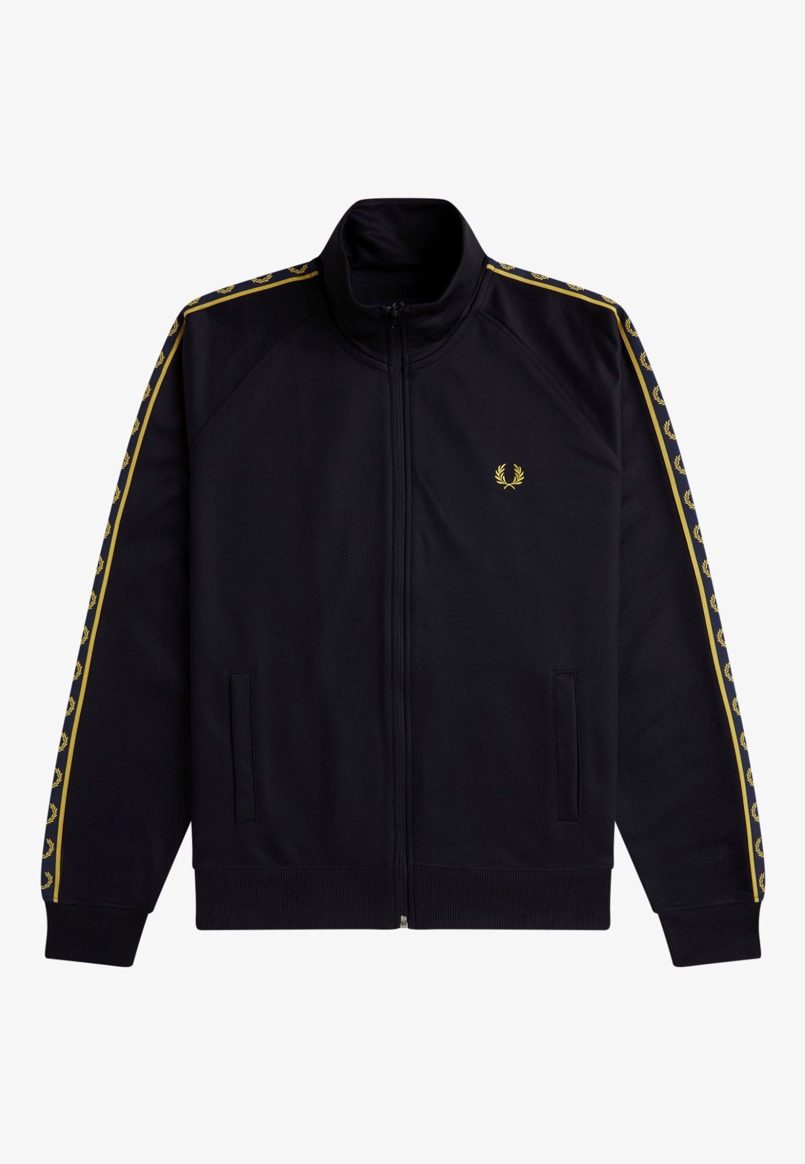 Fred Perry - Contrast Tape Navy/Honeycomb - Track Jacket | Men-Image