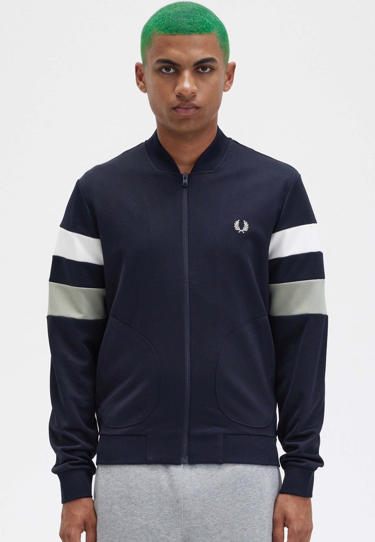 Fred Perry - Tipped Sleeve Track - Track Jacket | Men-Image