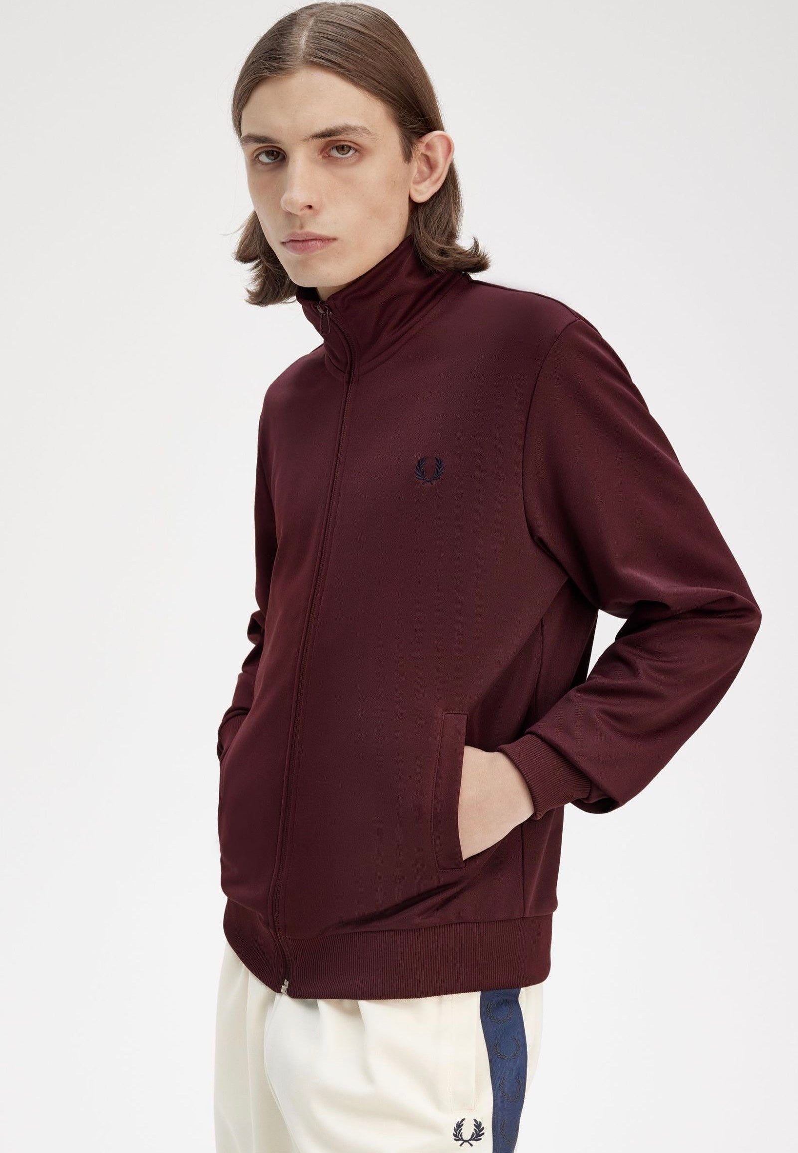 Fred Perry - Track Oxblood - Track Jacket | Men-Image