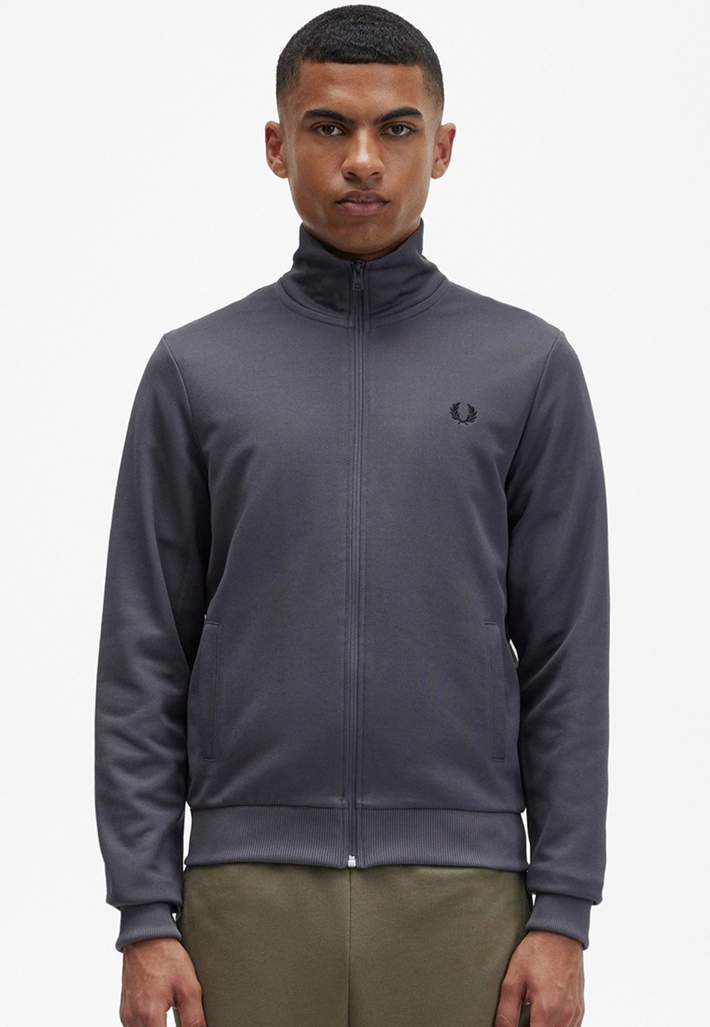 Fred Perry - Track Gunmetal - Track Jacket | Men-Image