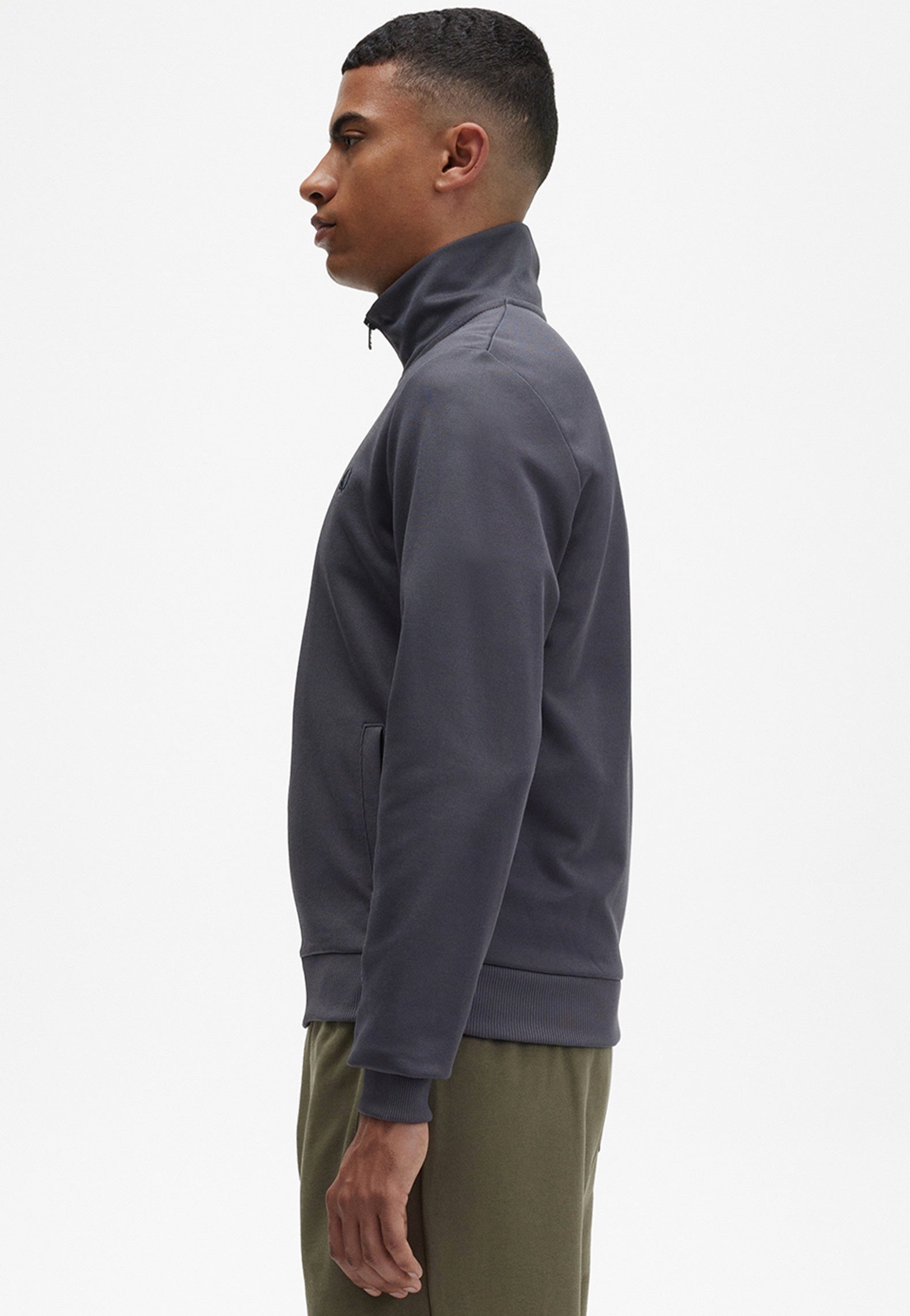 Fred Perry - Track Gunmetal - Track Jacket | Men-Image