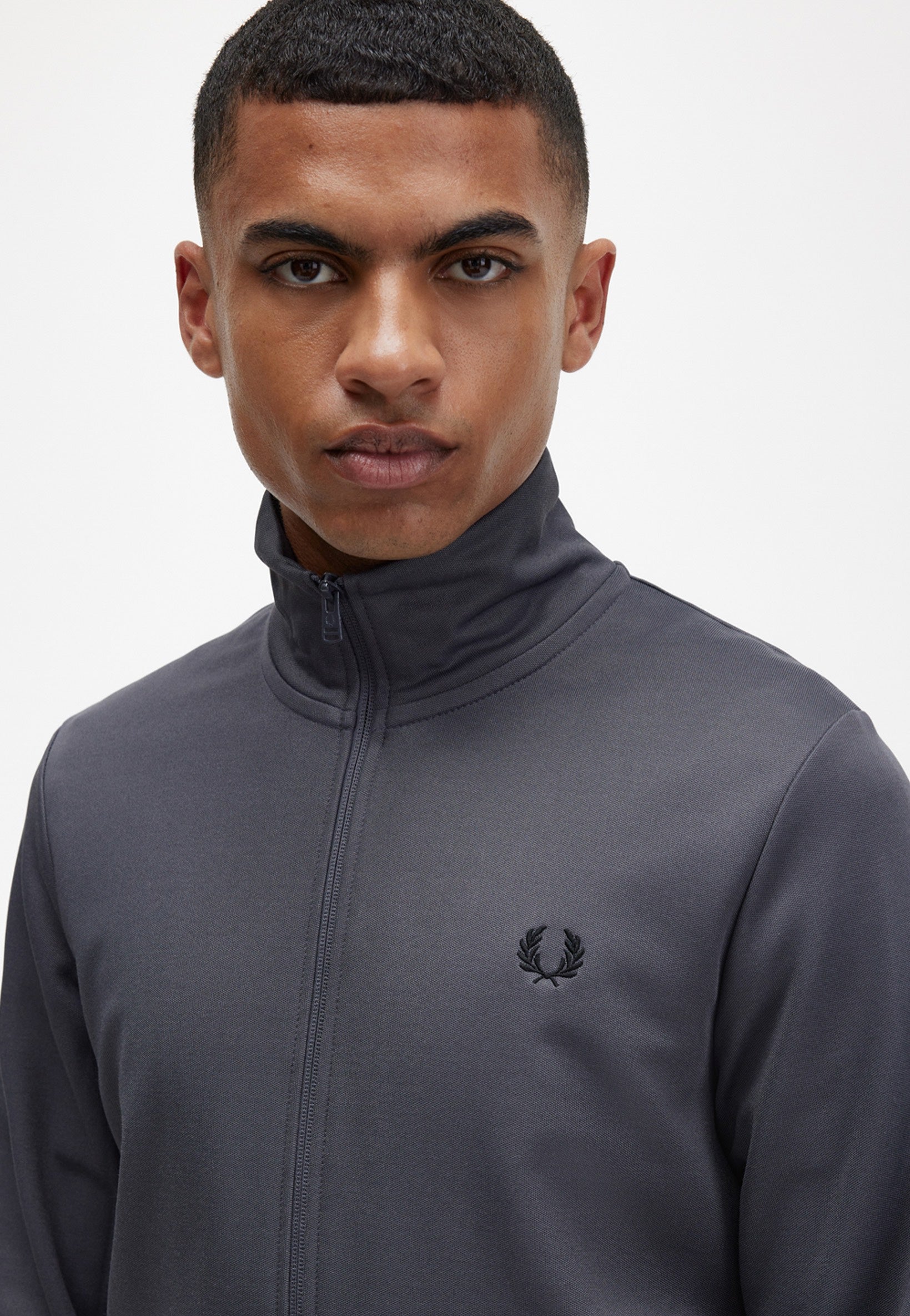 Fred Perry - Track Gunmetal - Track Jacket | Men-Image