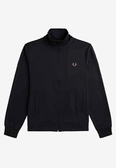 Fred Perry - Track Black/Mtalicgold - Track Jacket | Men-Image